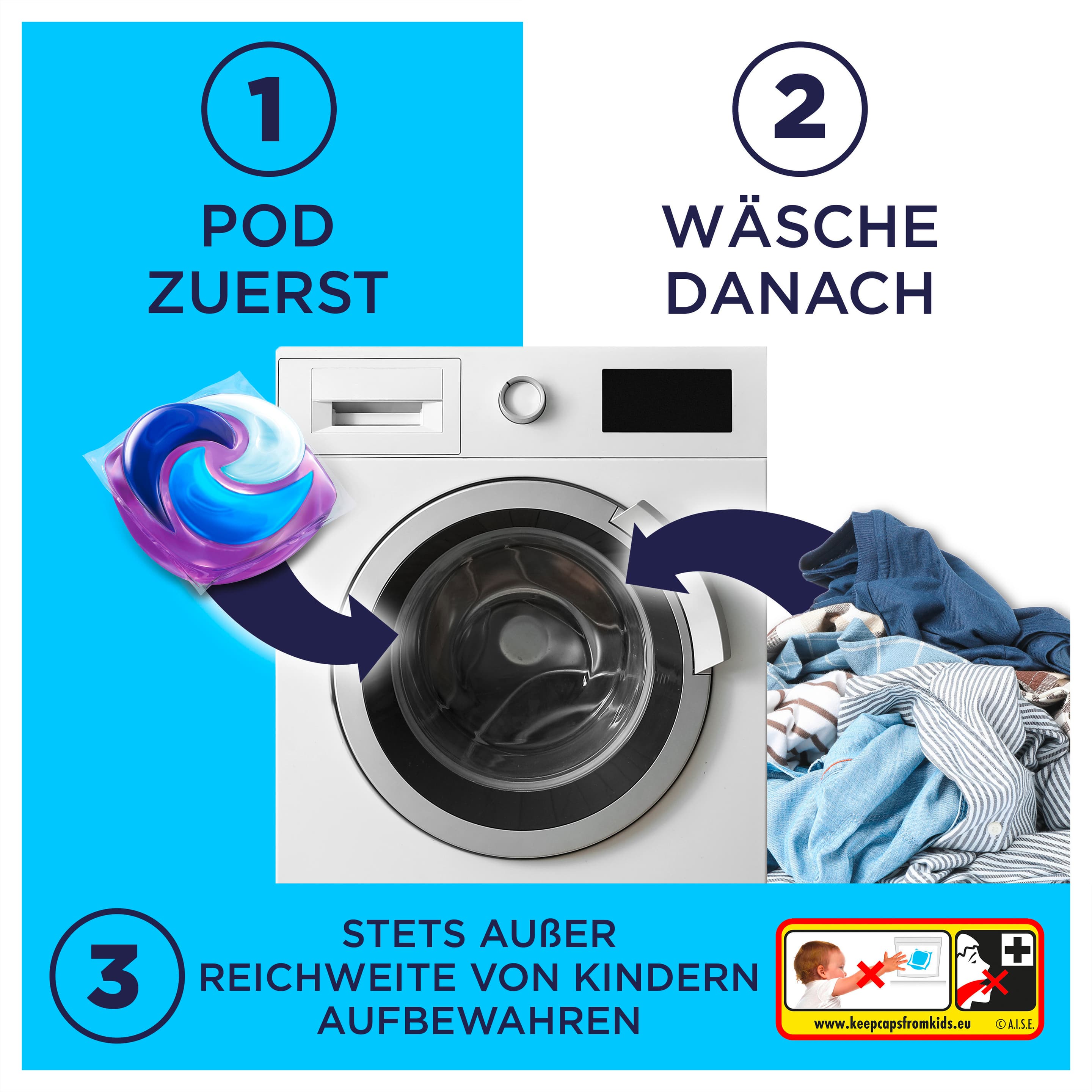 Produktbild Lenor Vollwaschmittel Flüssig All-in-1 Pods Aprilfrisch  9 von 13