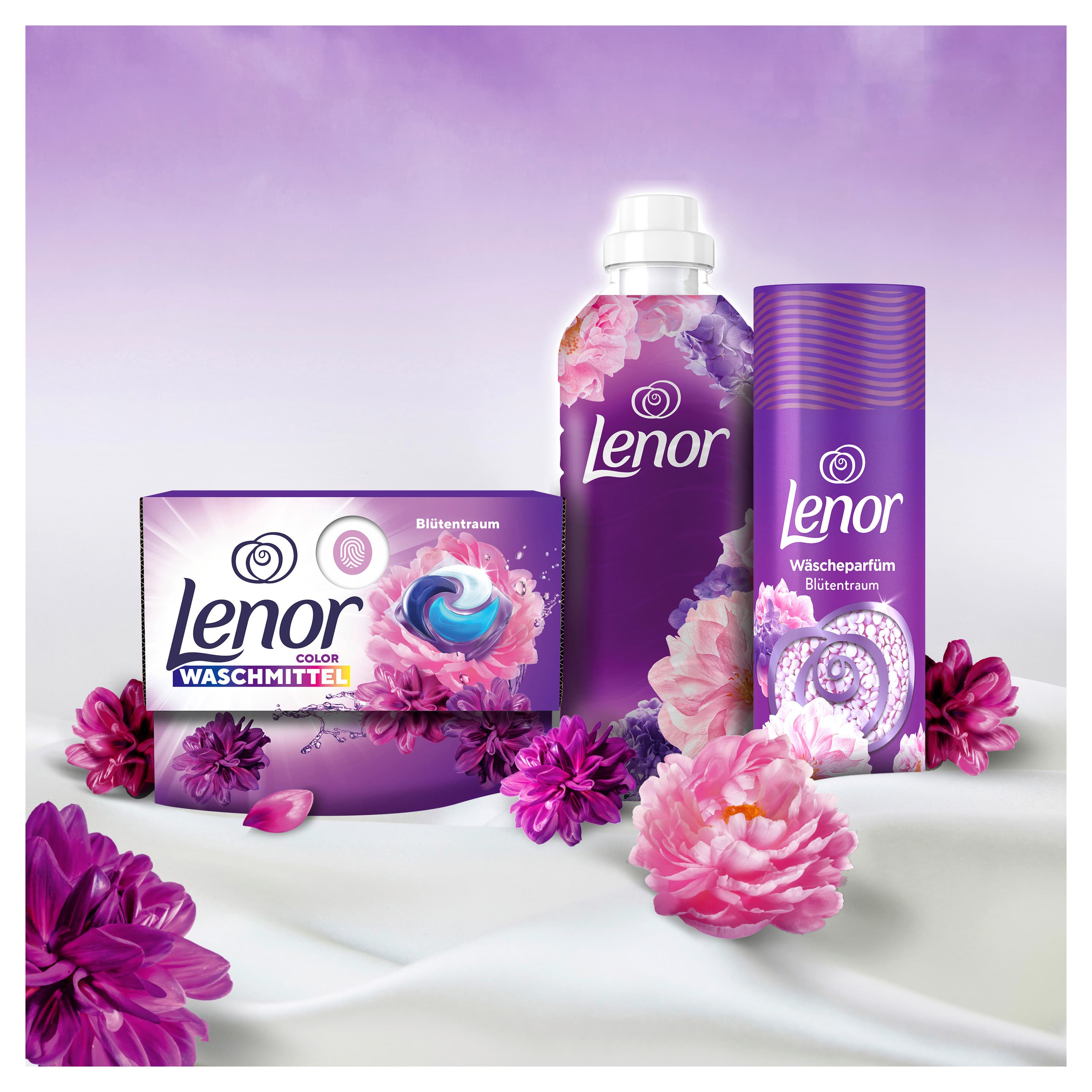 Produktbild Lenor Colorwaschmittel All-in-1 Pods Blütentraum  3 von 9