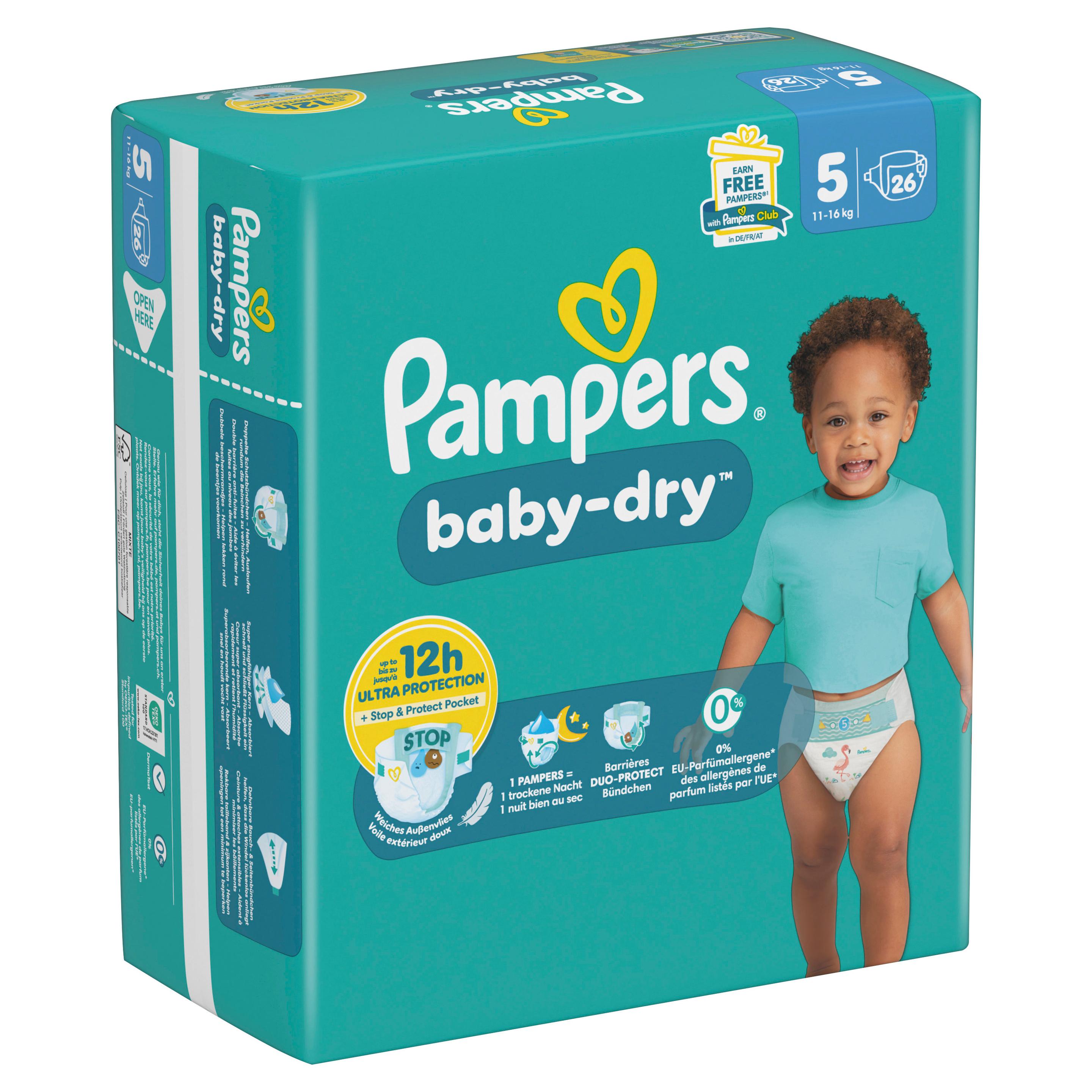 Produktbild Pampers Baby Dry Windeln Gr.5 Junior 11-16kg Single Pack  12 von 14
