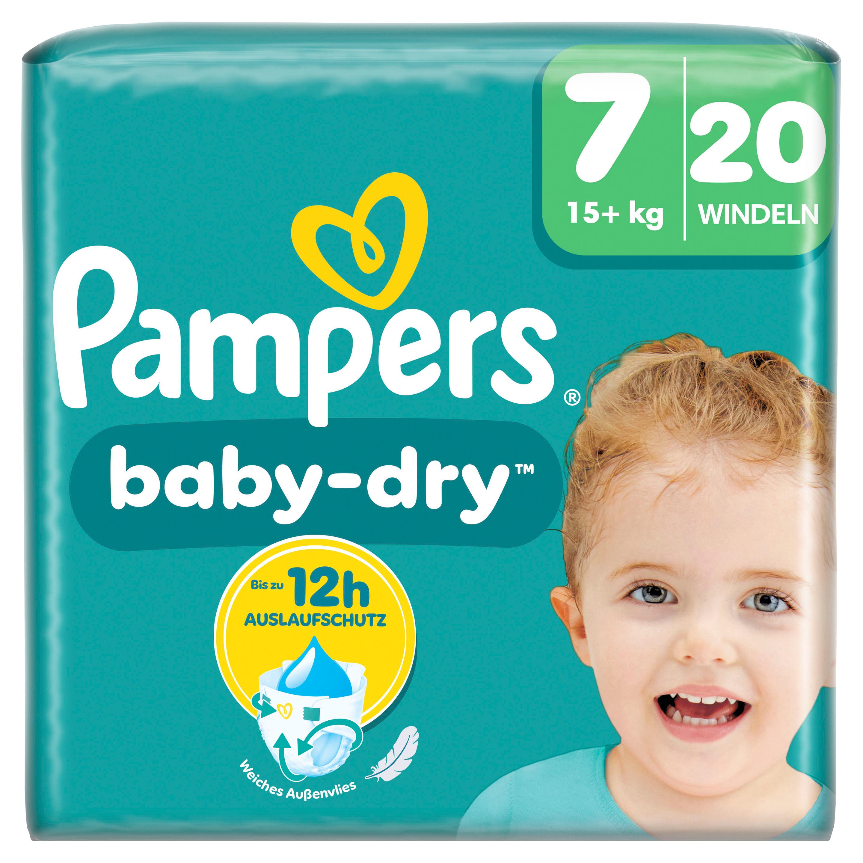Pampers Baby Dry Windeln Gr.7 Extra Large 15+kg Single Pack 