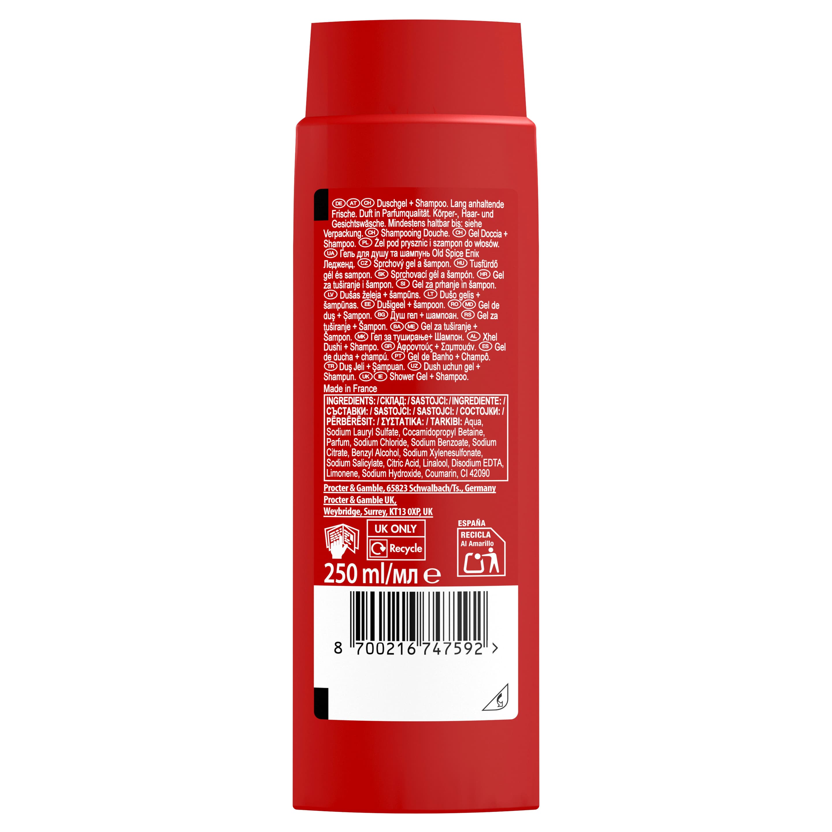 Produktbild Old Spice Duschgel 3-in-1 Epic Legend 2 von 2