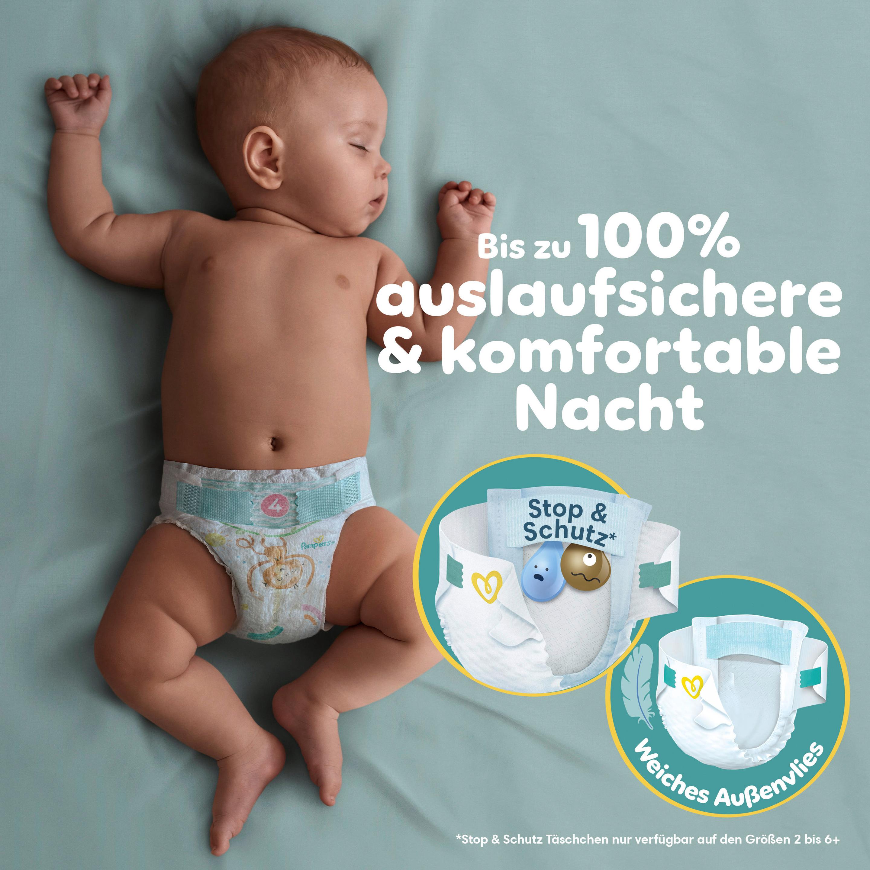 Produktbild Pampers Baby Dry Windeln Gr.4+ Maxi Plus 10-15kg Big Pack  14 von 15