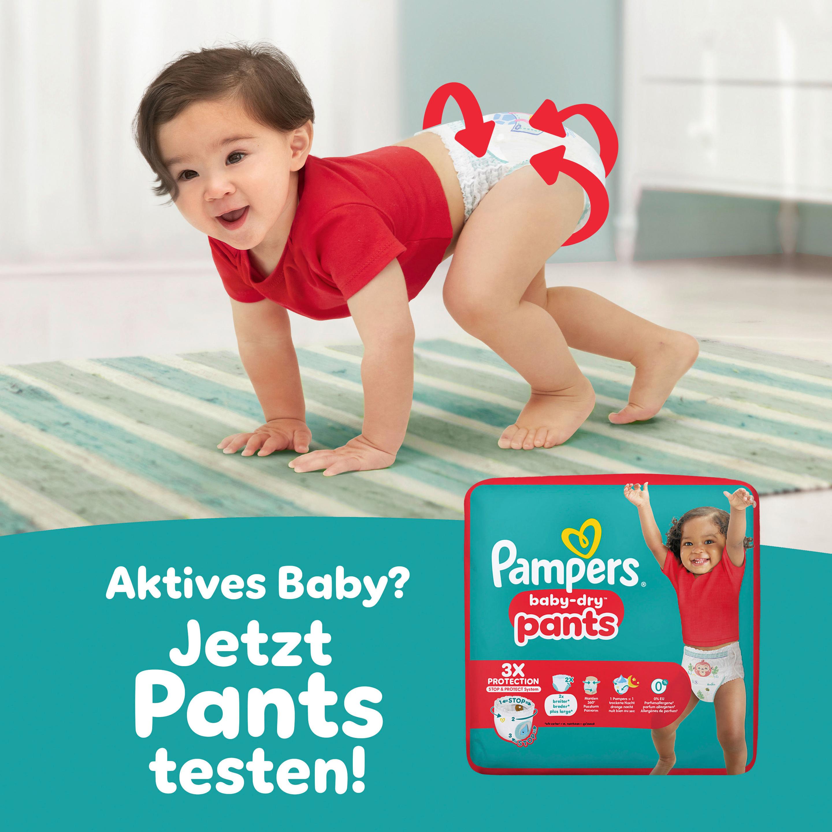 Produktbild Pampers Baby Dry Windeln Gr.4+ Maxi Plus 10-15kg Big Pack  3 von 15