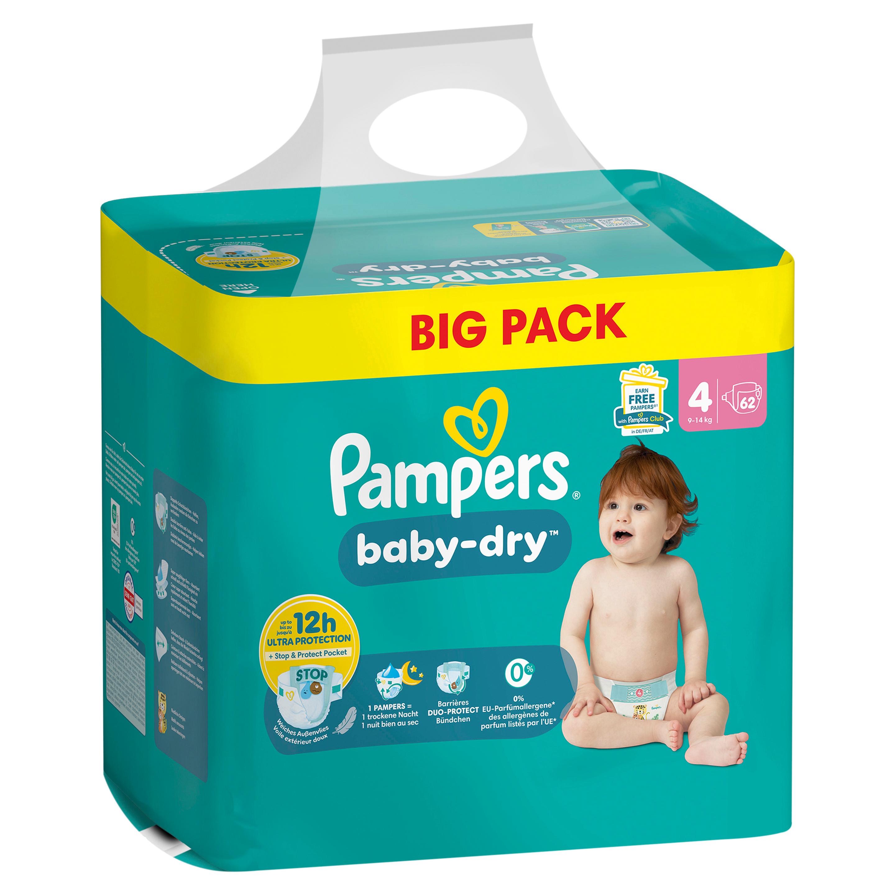 Produktbild Pampers Baby Dry Windeln Gr.4 Maxi 9-14kg Big Pack  17 von 22