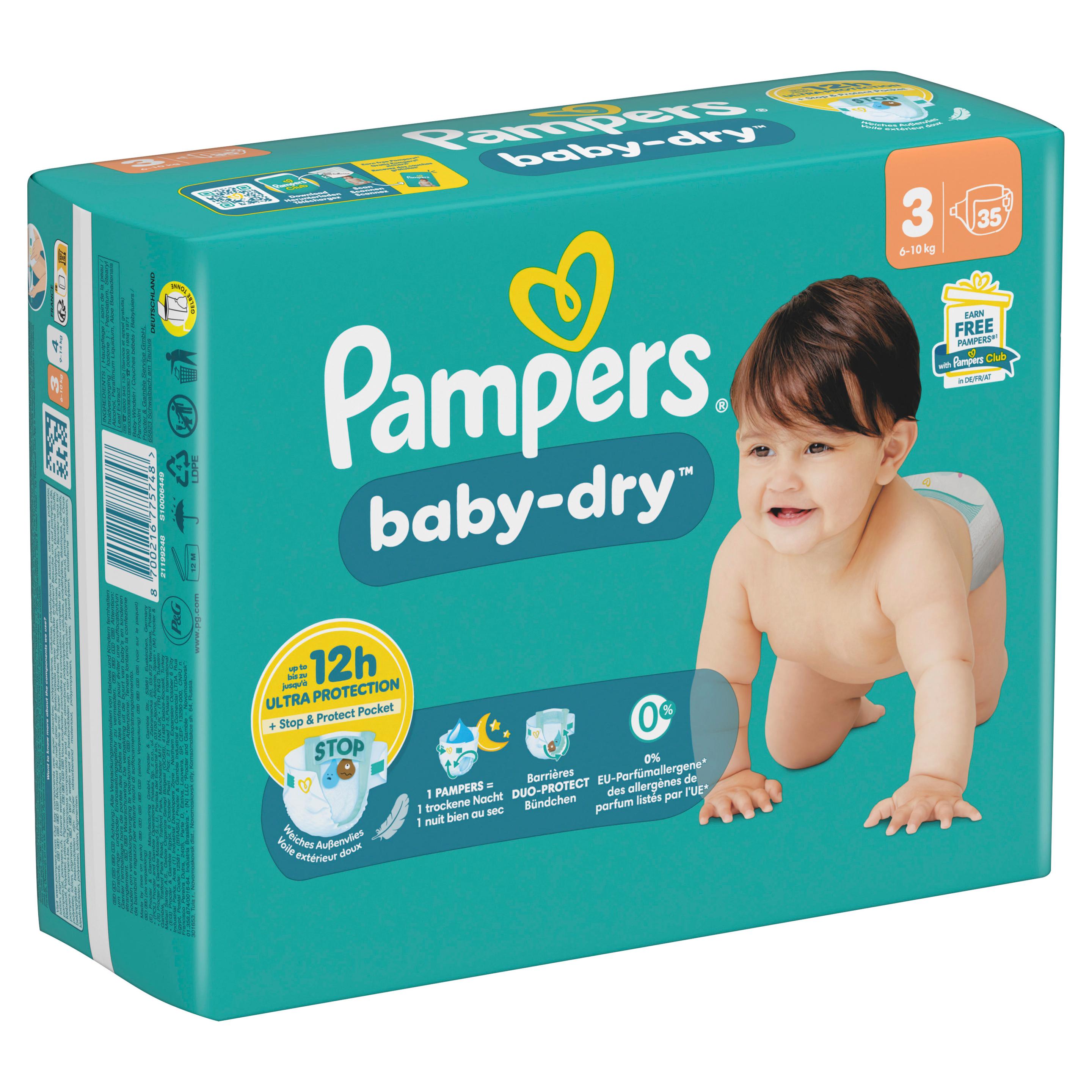Produktbild Pampers Baby Dry Windeln Gr.3 Midi 6-10kg Single Pack  10 von 13