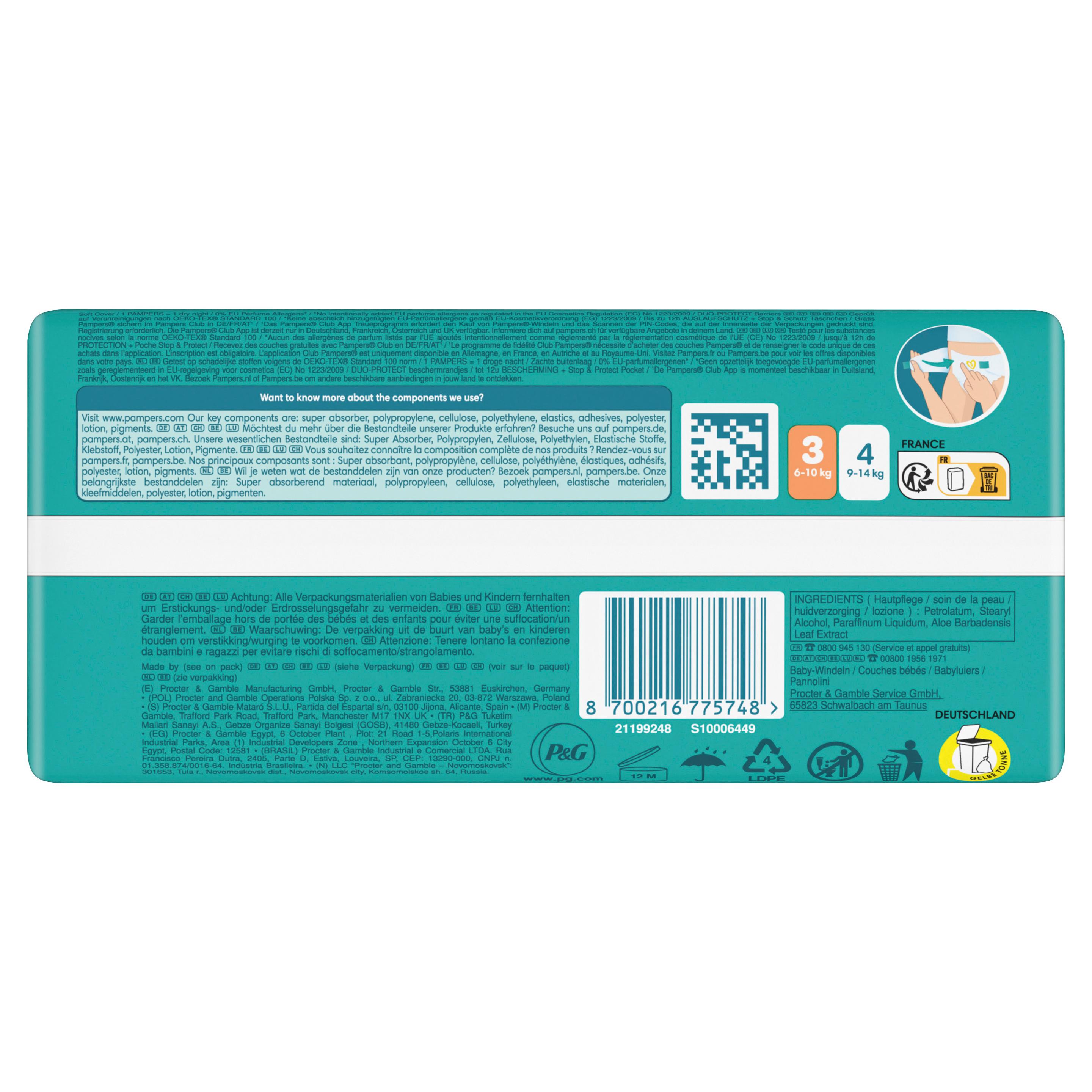 Produktbild Pampers Baby Dry Windeln Gr.3 Midi 6-10kg Single Pack  7 von 13