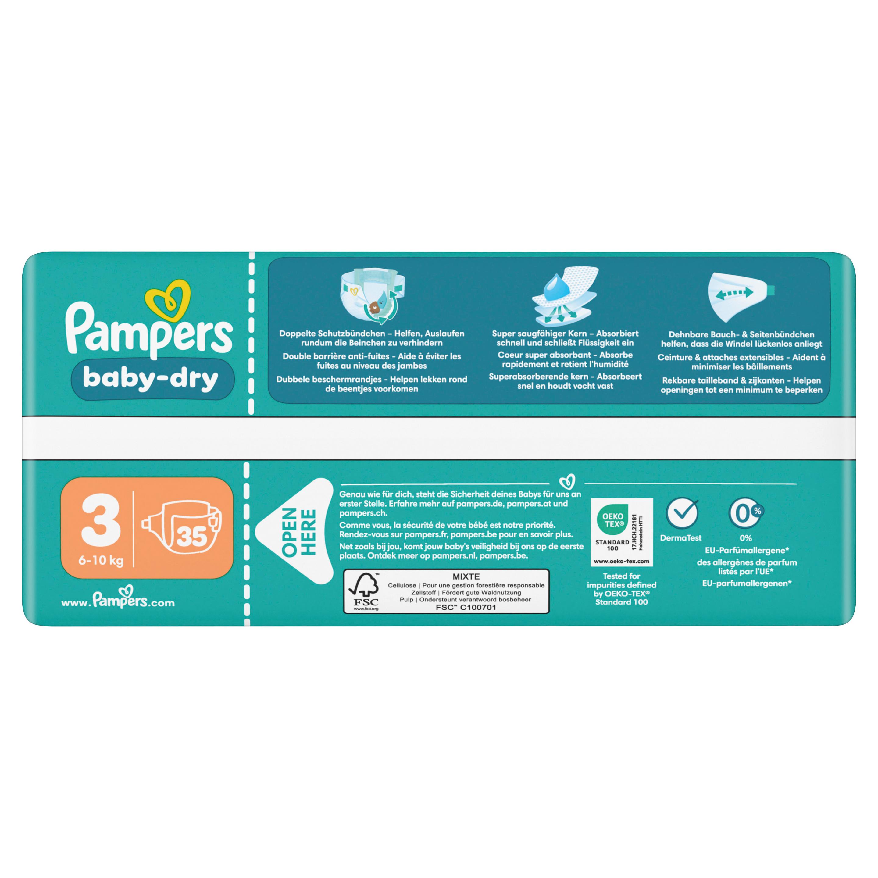 Produktbild Pampers Baby Dry Windeln Gr.3 Midi 6-10kg Single Pack  12 von 13