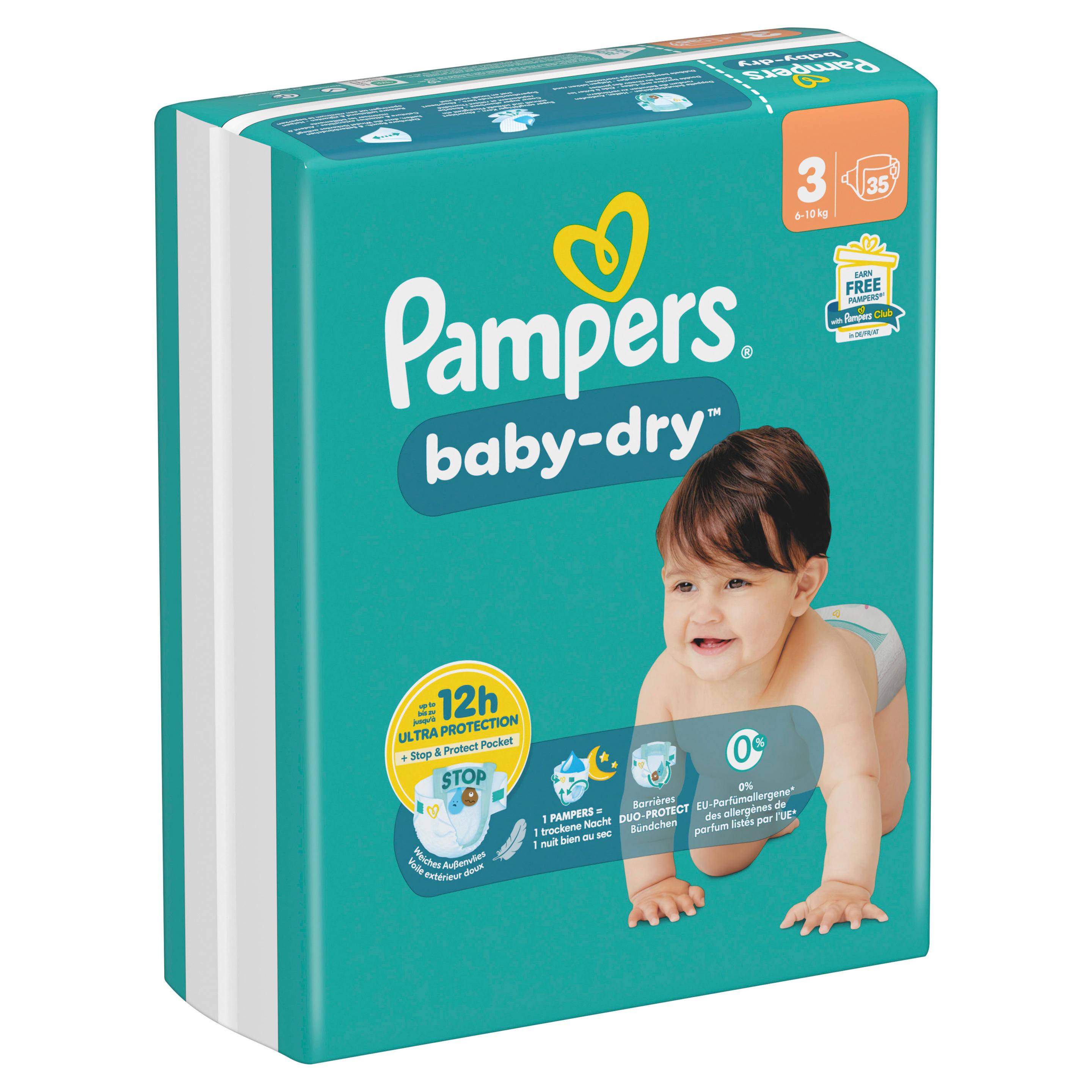 Produktbild Pampers Baby Dry Windeln Gr.3 Midi 6-10kg Single Pack  2 von 13