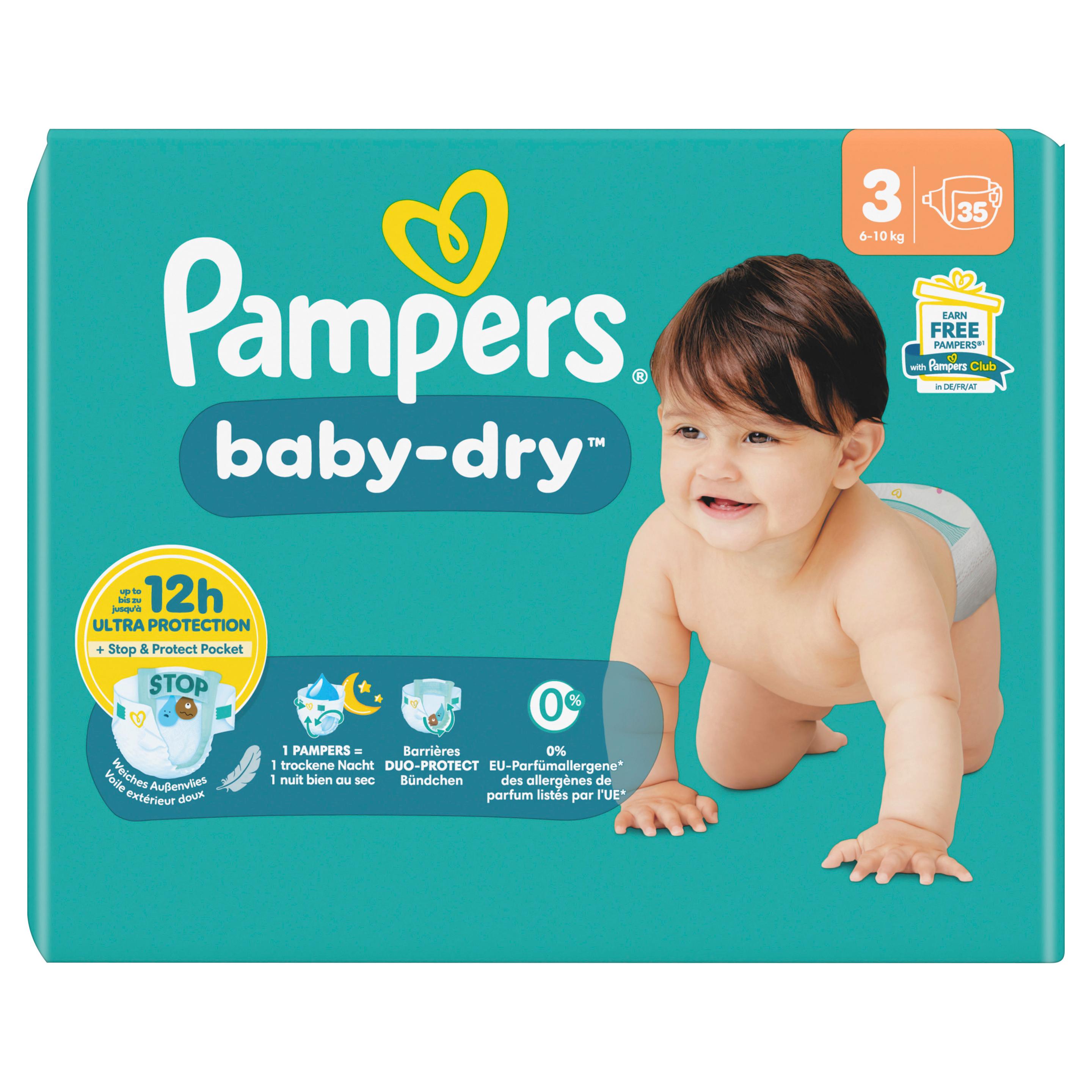 Pampers Baby Dry Windeln Gr.3 Midi 6-10kg Single Pack 