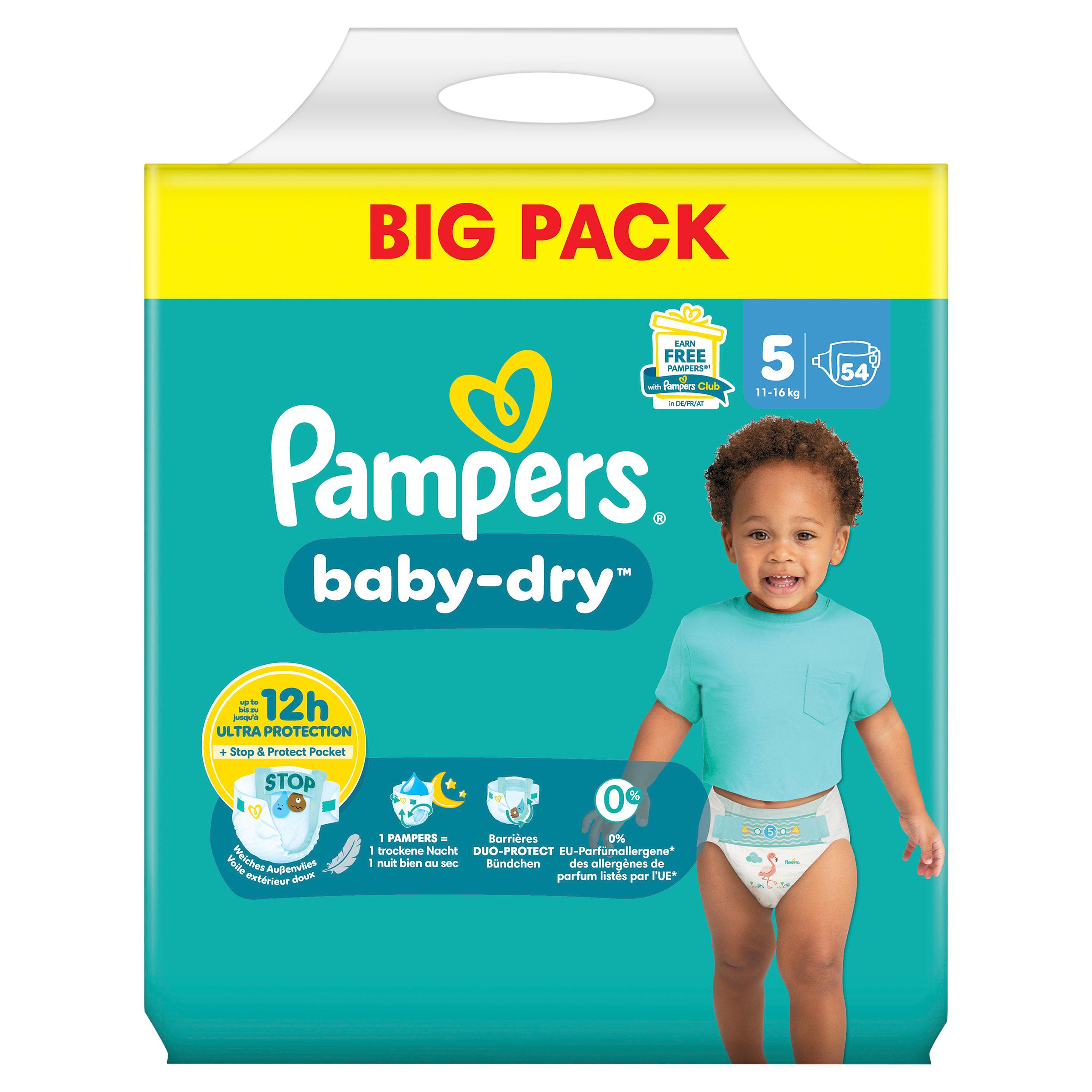 Produktbild Pampers Baby Dry Windeln Gr.5 Junior 11-16kg BigPack 3 von 16