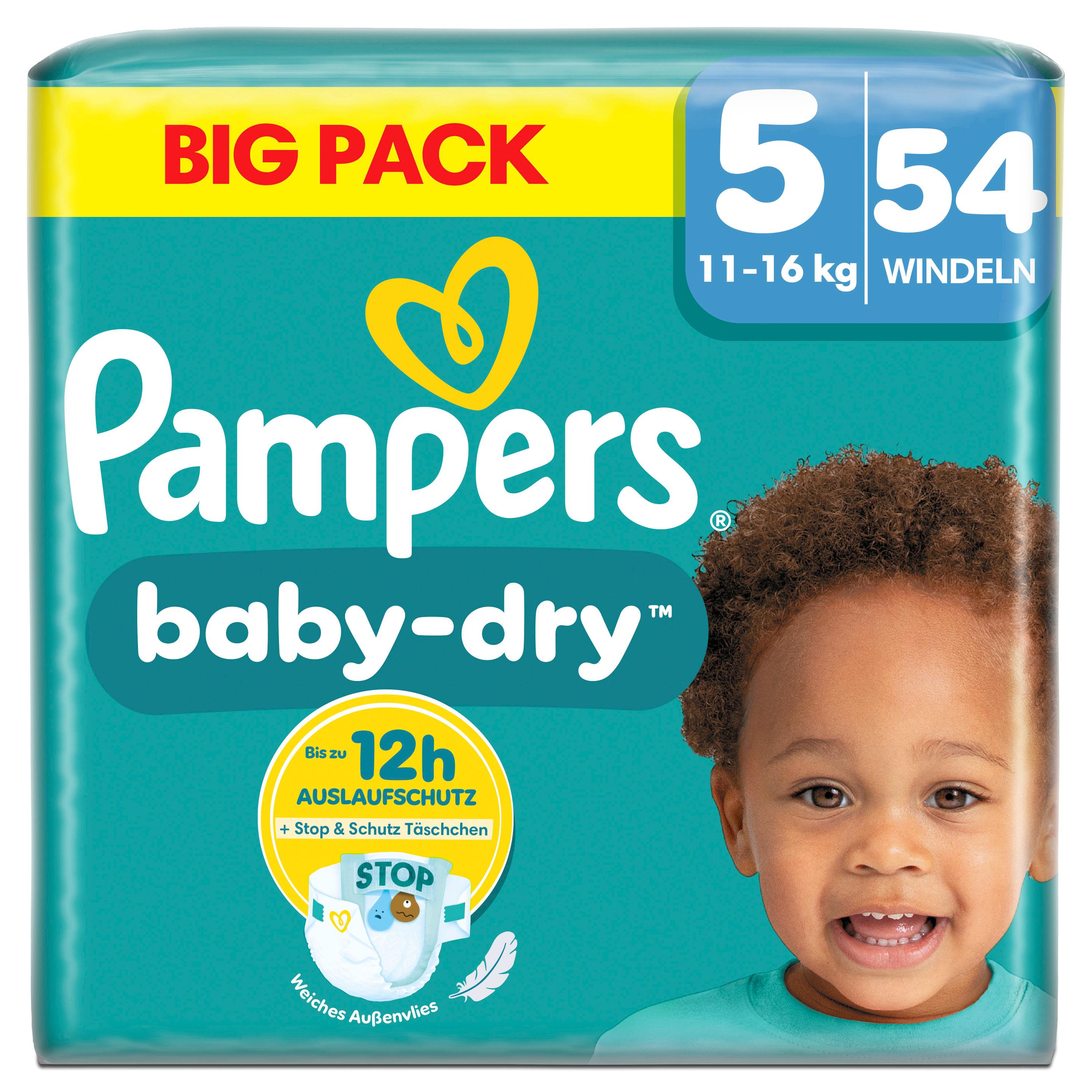 Pampers Baby Dry Windeln Gr.5 Junior 11-16kg BigPack