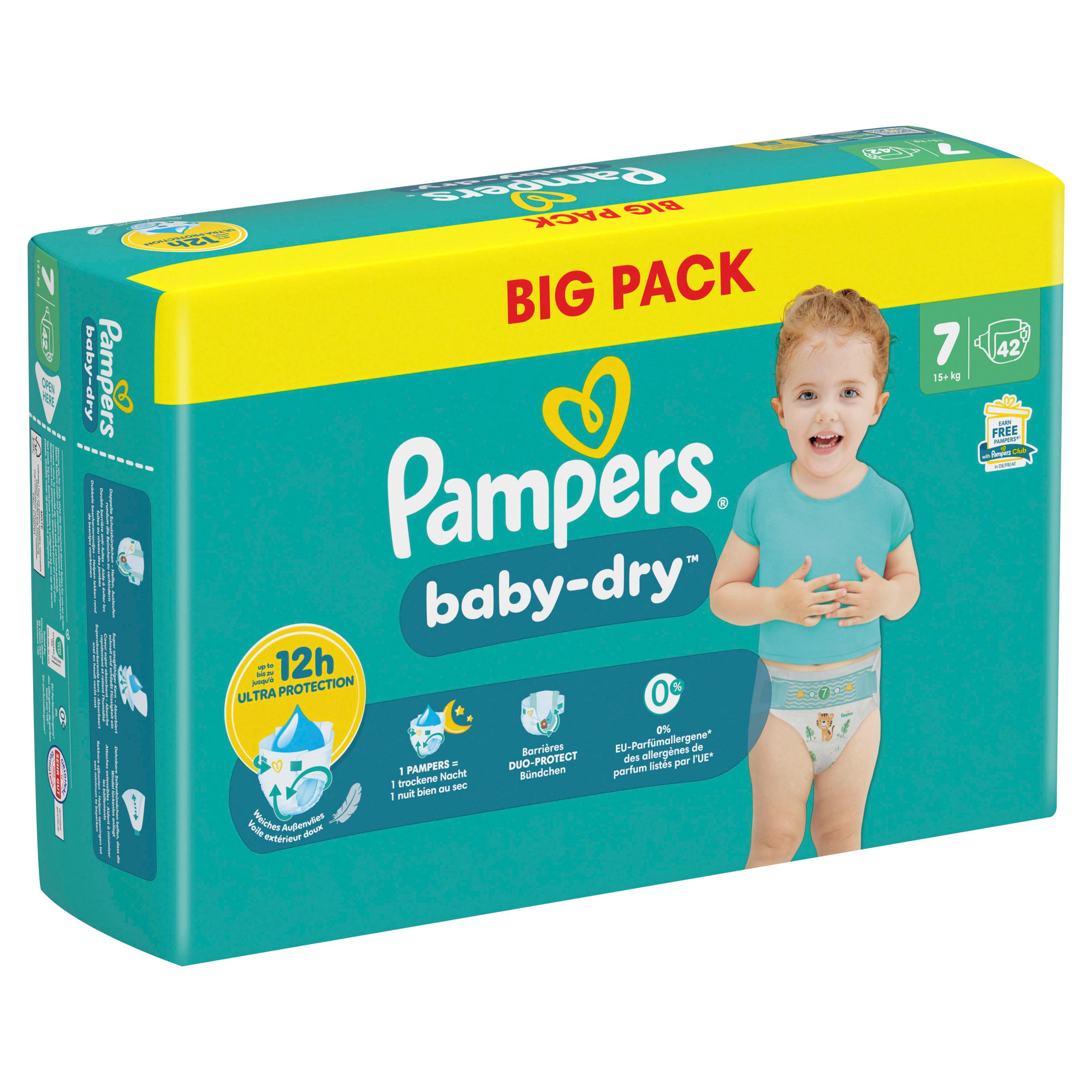 Produktbild Pampers Baby Dry Windeln Gr.7 Extra Large 15+kg Big Pack 3 von 14