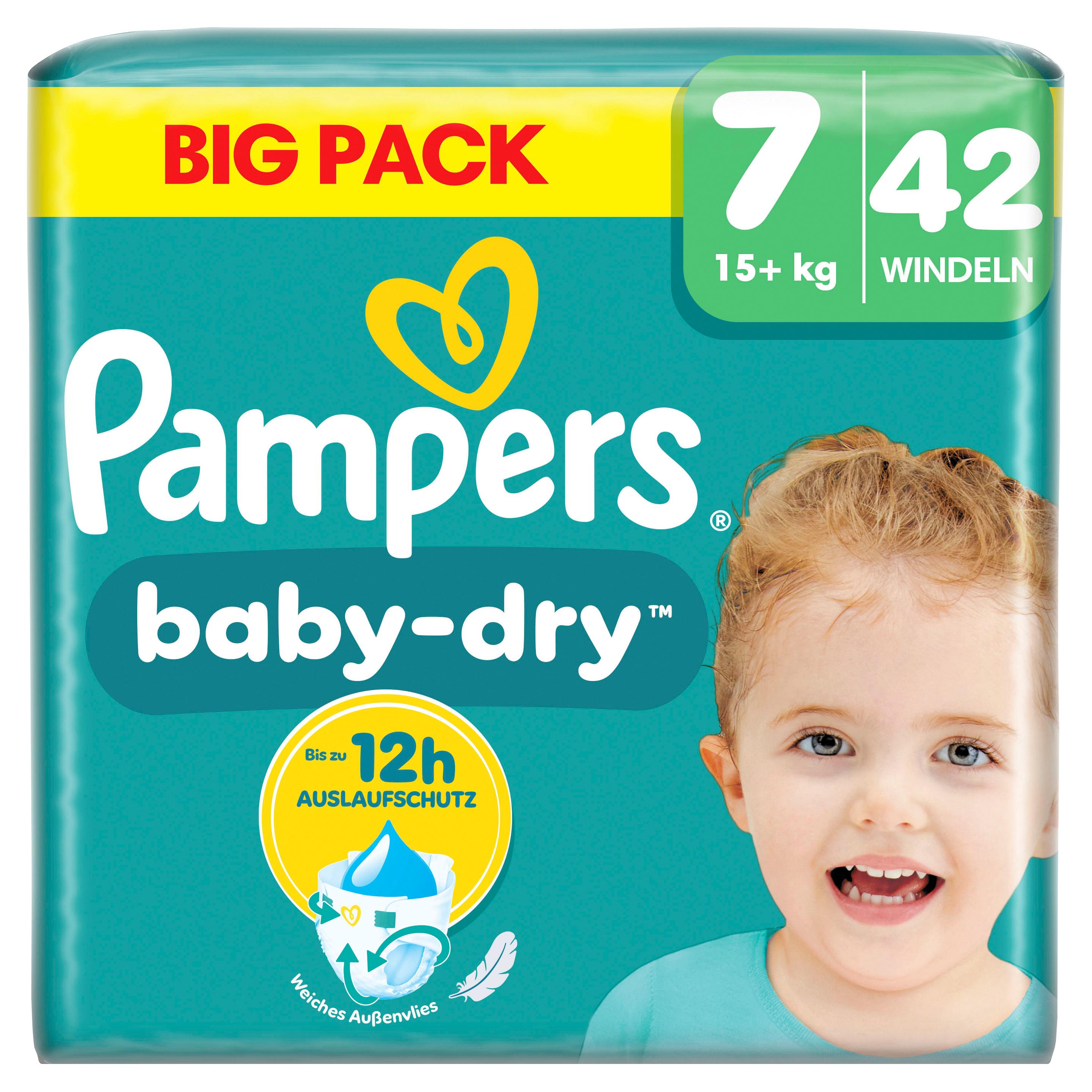 Pampers Baby Dry Windeln Gr.7 Extra Large 15+kg Big Pack