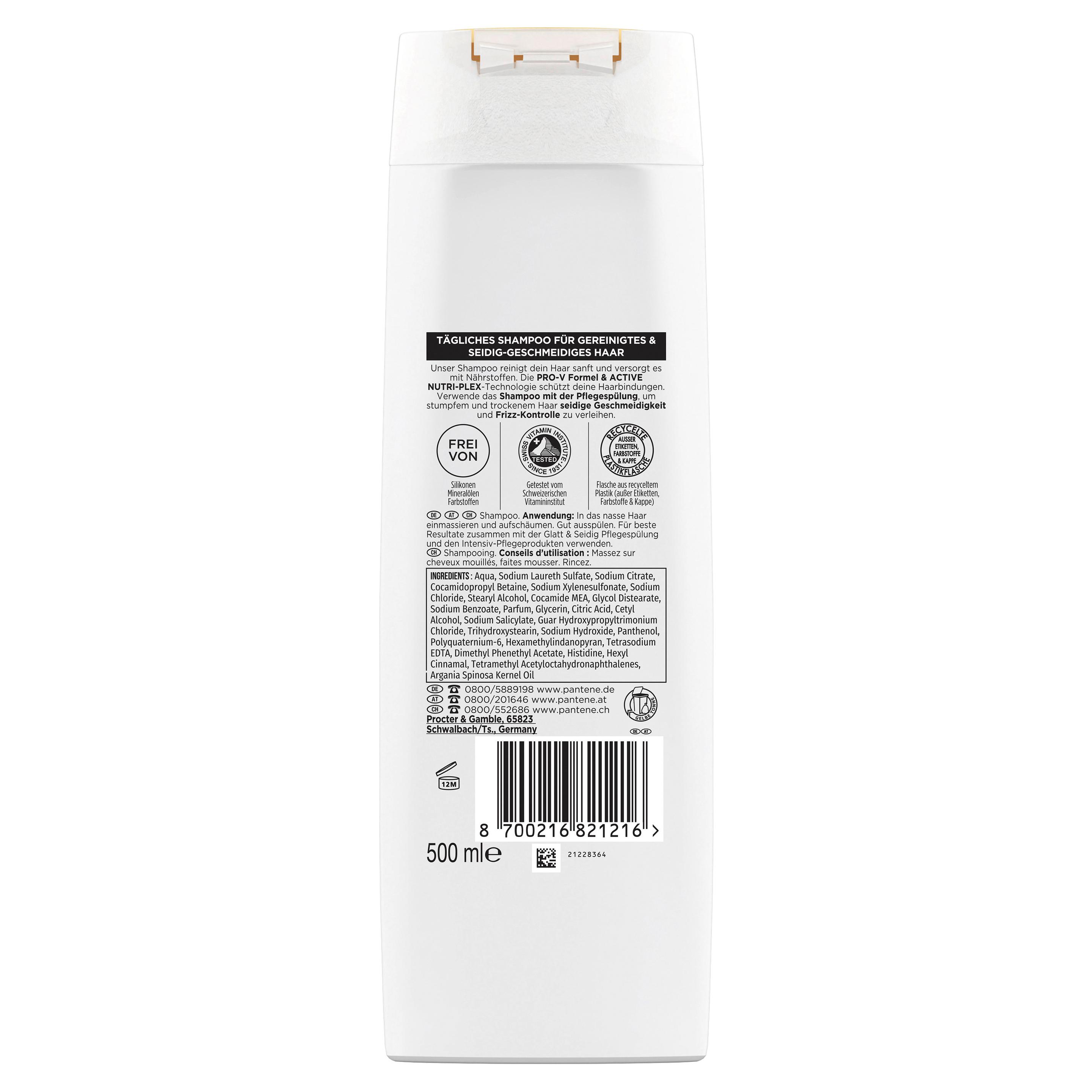Produktbild Pantene Pro-V Shampoo Glatt&Seidig 3 von 9