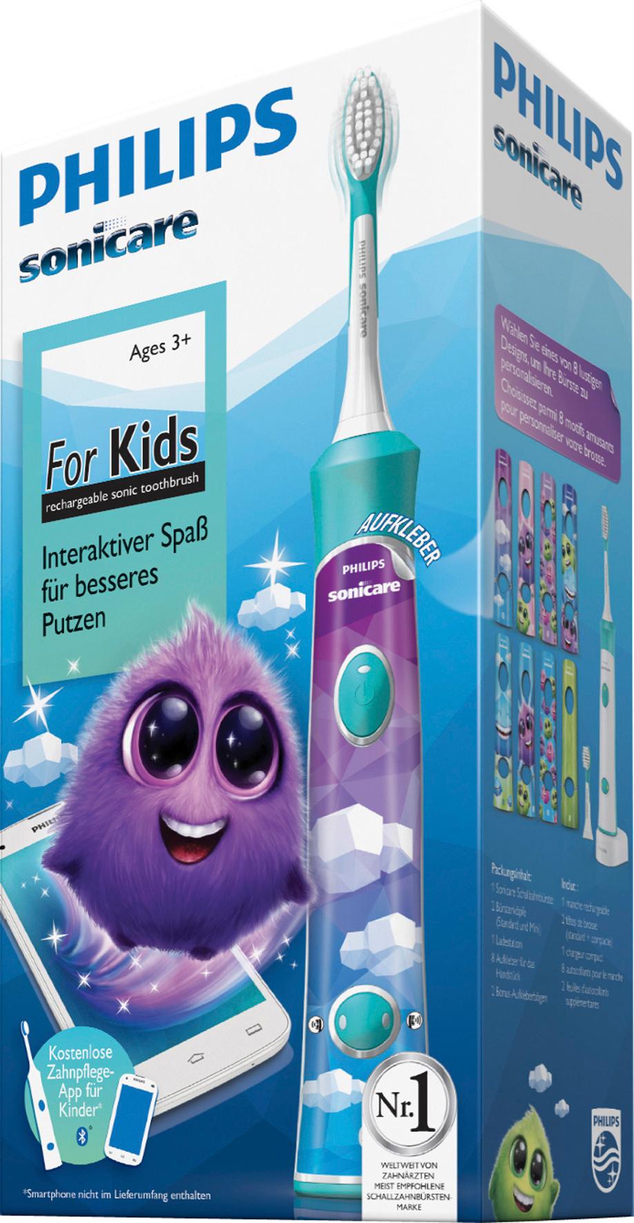 Produktbild Philips Sonicare Kids elektrische Zahnbürste HX6322/04 5 von 7