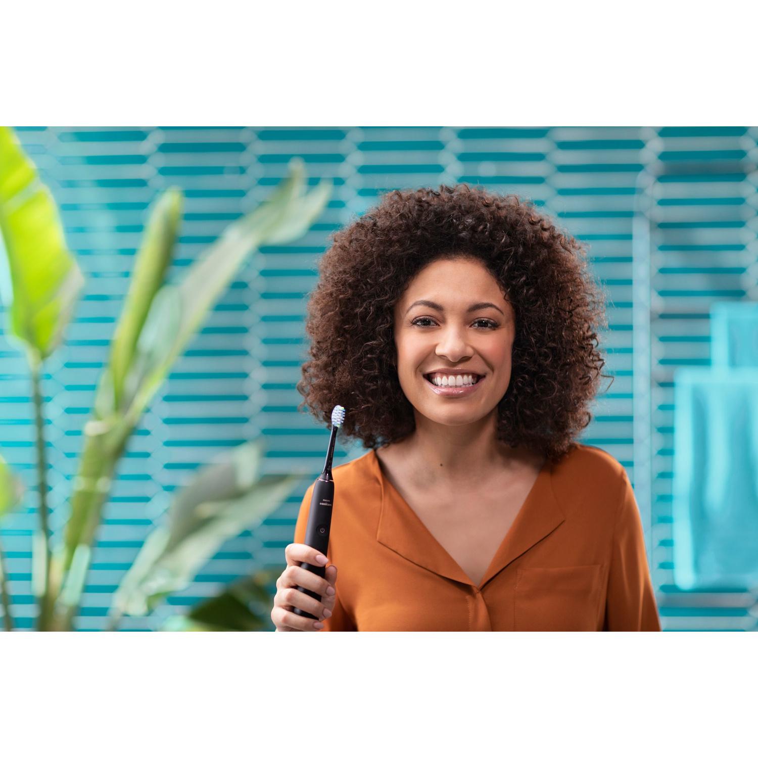Produktbild PHILIPS Sonicare DiamondClean 9000 Elektrische Schallzahnbürste mit App, schwarz, HX9913/18 6 von 7
