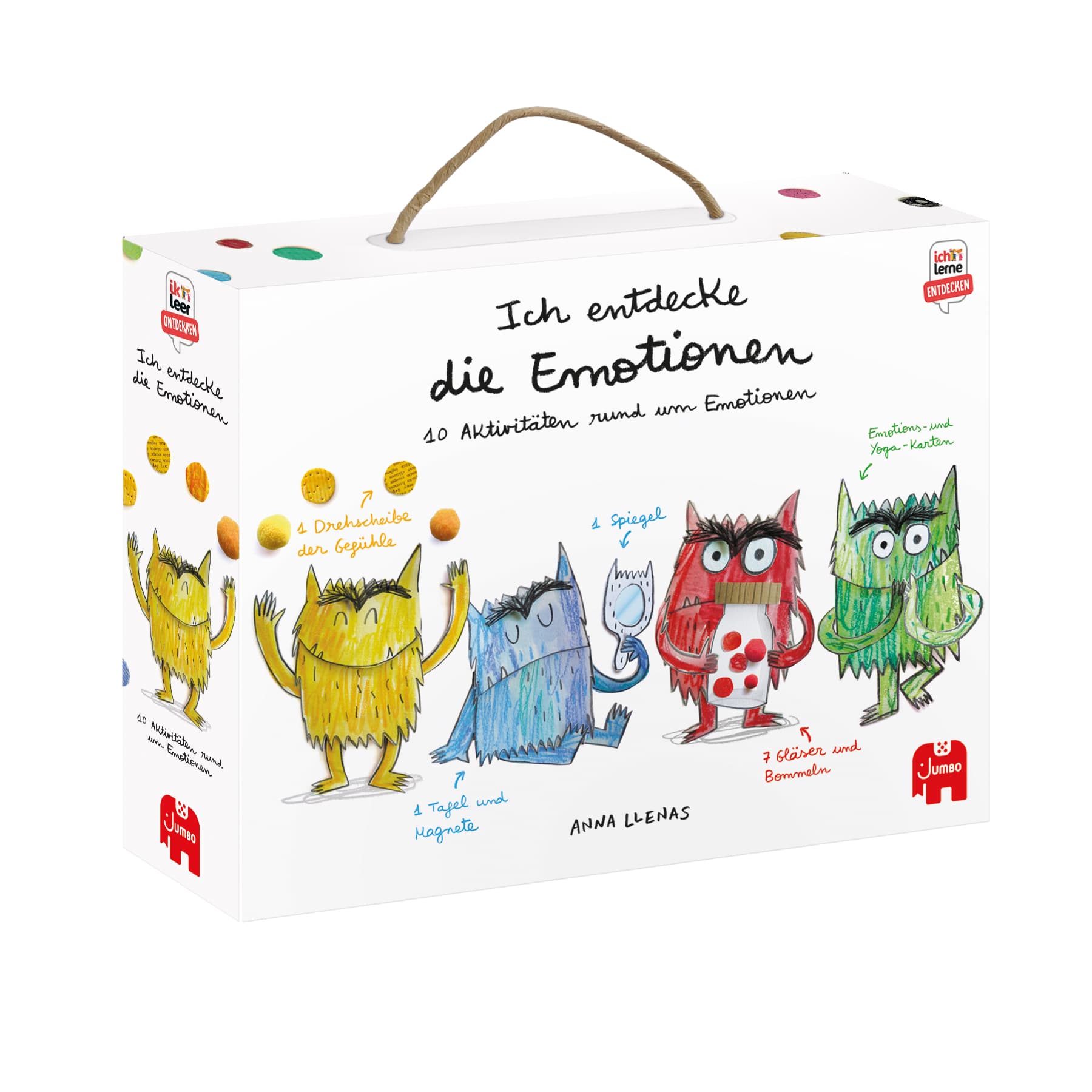 Jumbo Spiele Ich entdecke die Emotionen Color Monster Lernspiel ab 3 Jahren