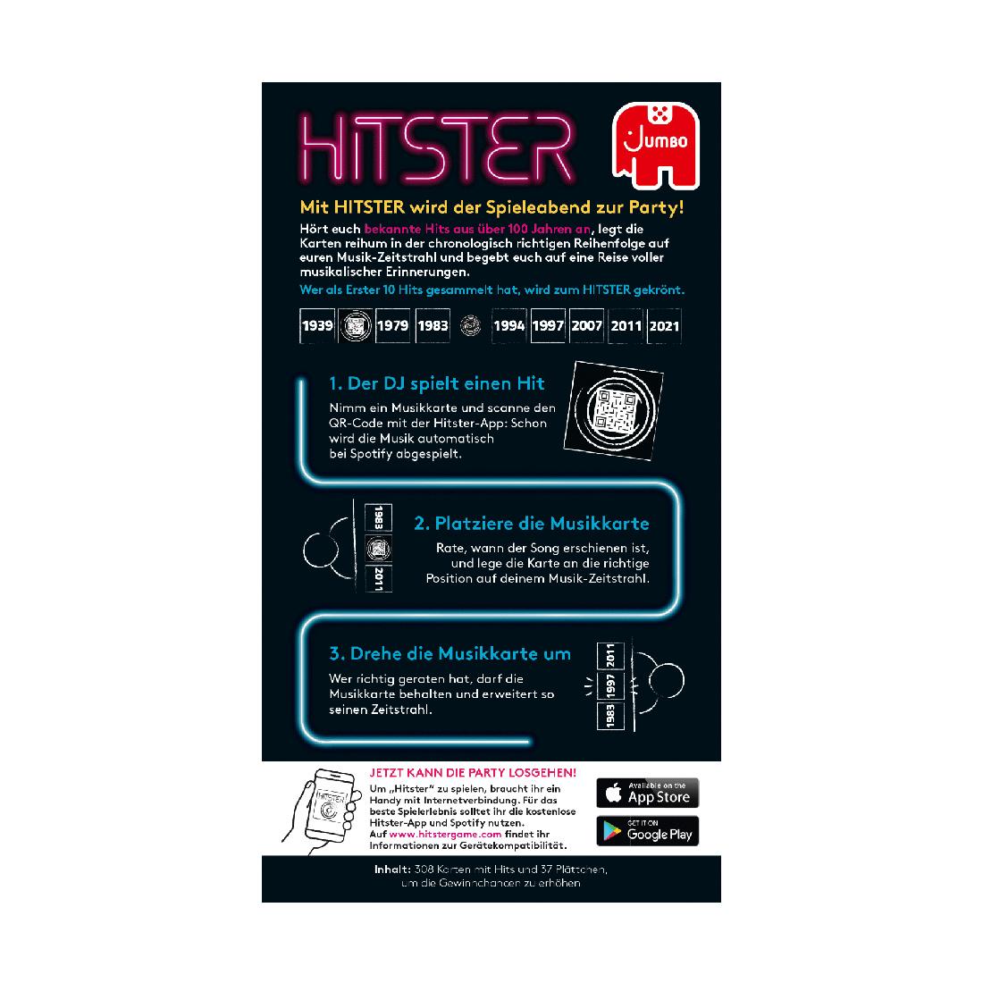 Produktbild Jumbo Spiele - Hitster 3 von 5