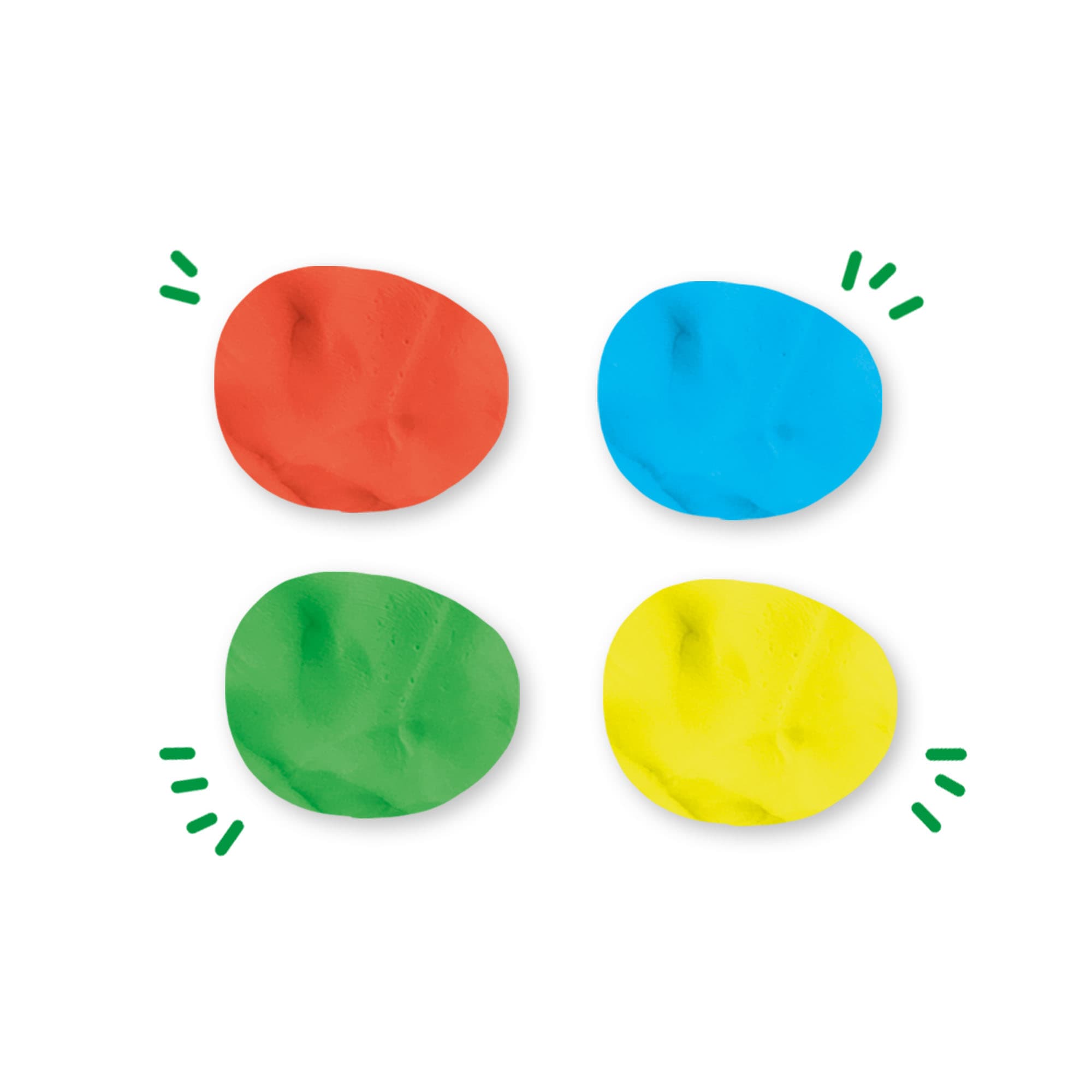 Produktbild SES Creative - Feel good Knete - Pure (4x90gr) 3 von 4