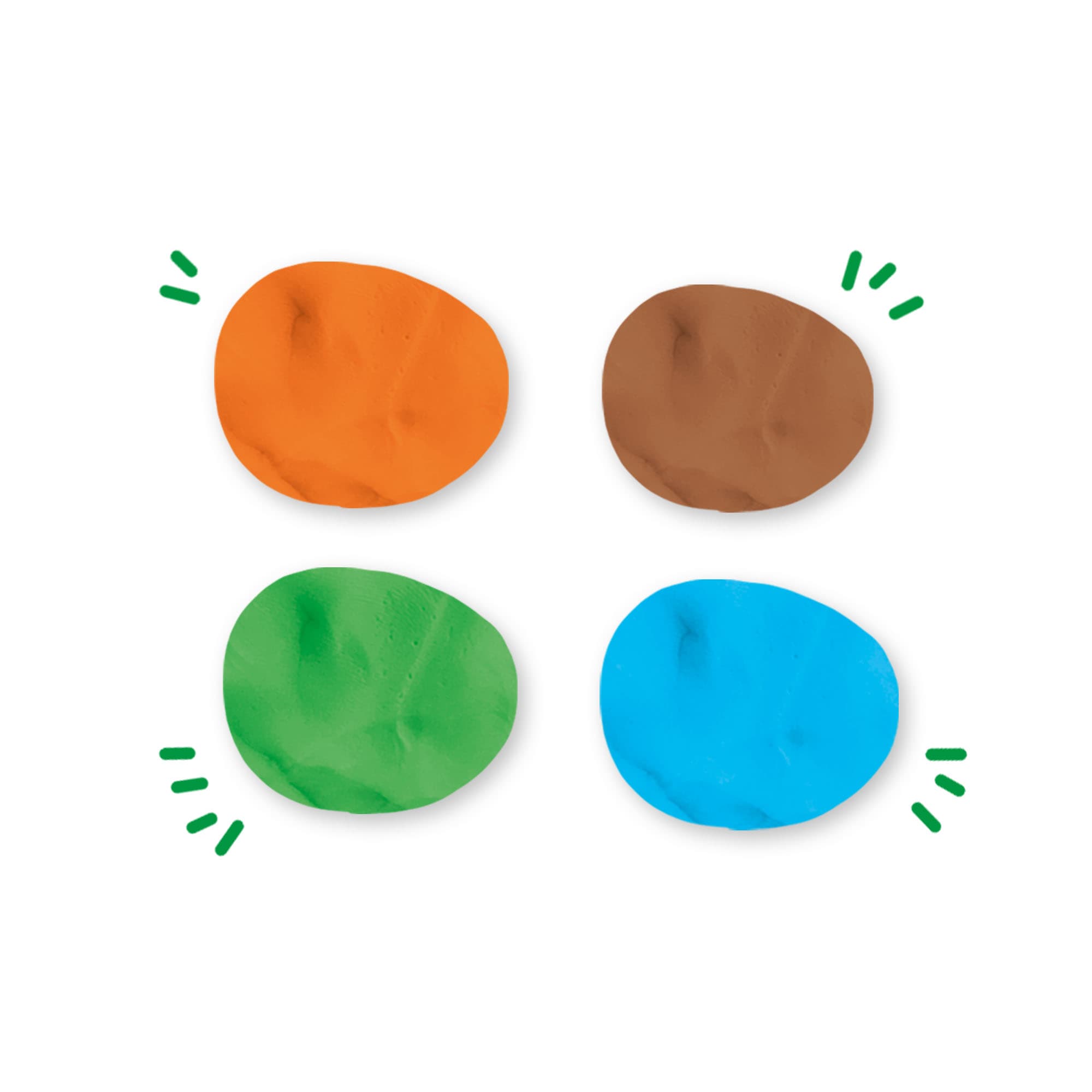 Produktbild SES Creative - Feel good Knete - Nature (4x90gr) 3 von 4