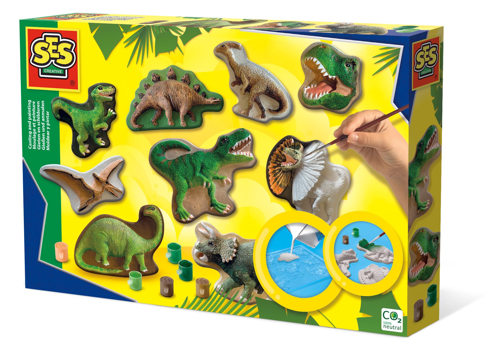 SES Creative - Gießen und anmalen - Dinowelt