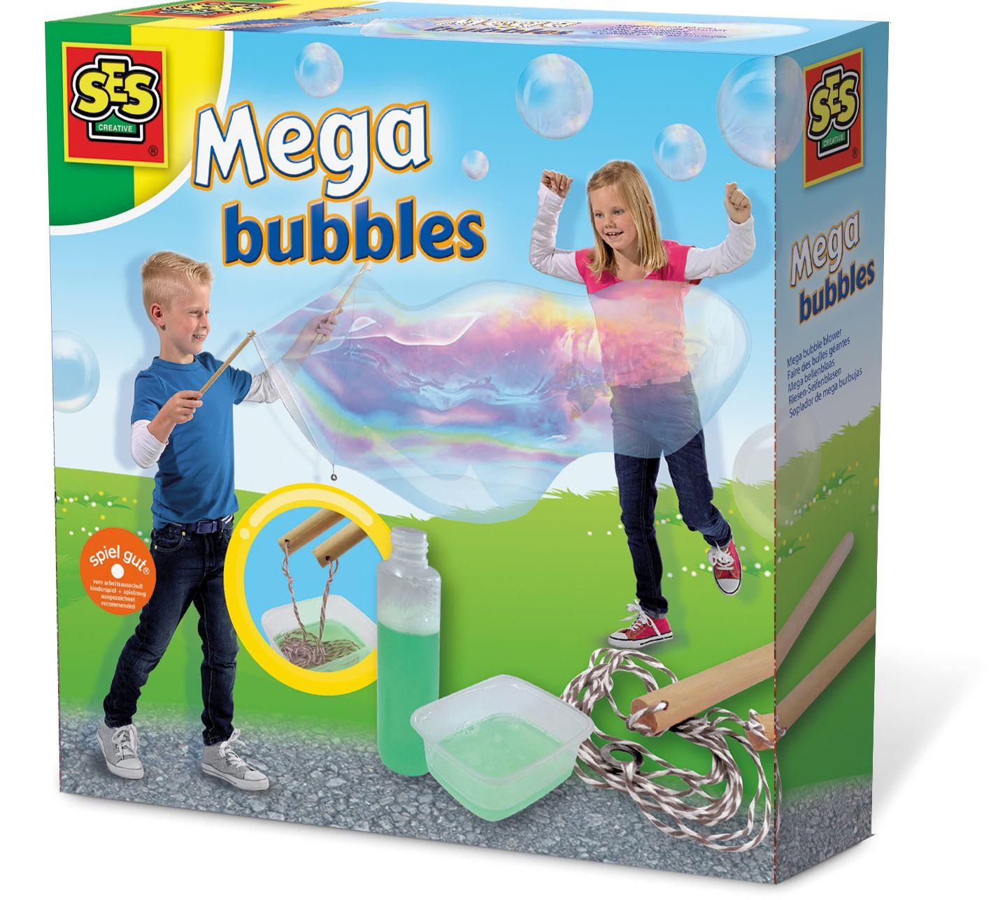 SES Creative - Mega Bubbles - Riesenseifenblasen Set
