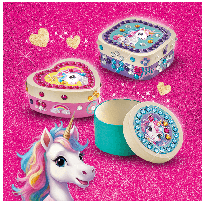Produktbild SES Creative - Unicorn - Diamond Painting Schmuckkästchen 2 von 5