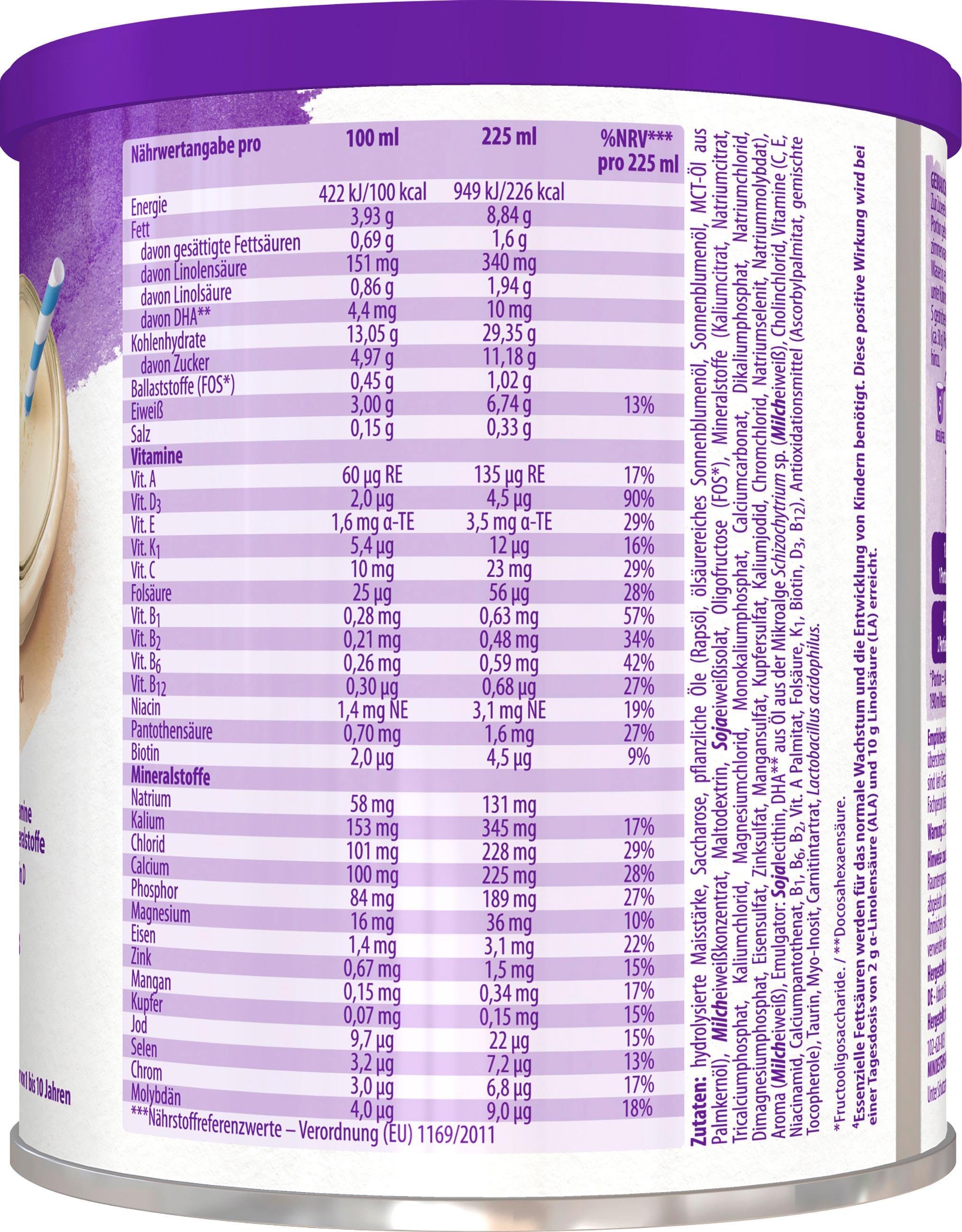 Produktbild PediaSure Kinder Drachen Power Vanille 3 von 6