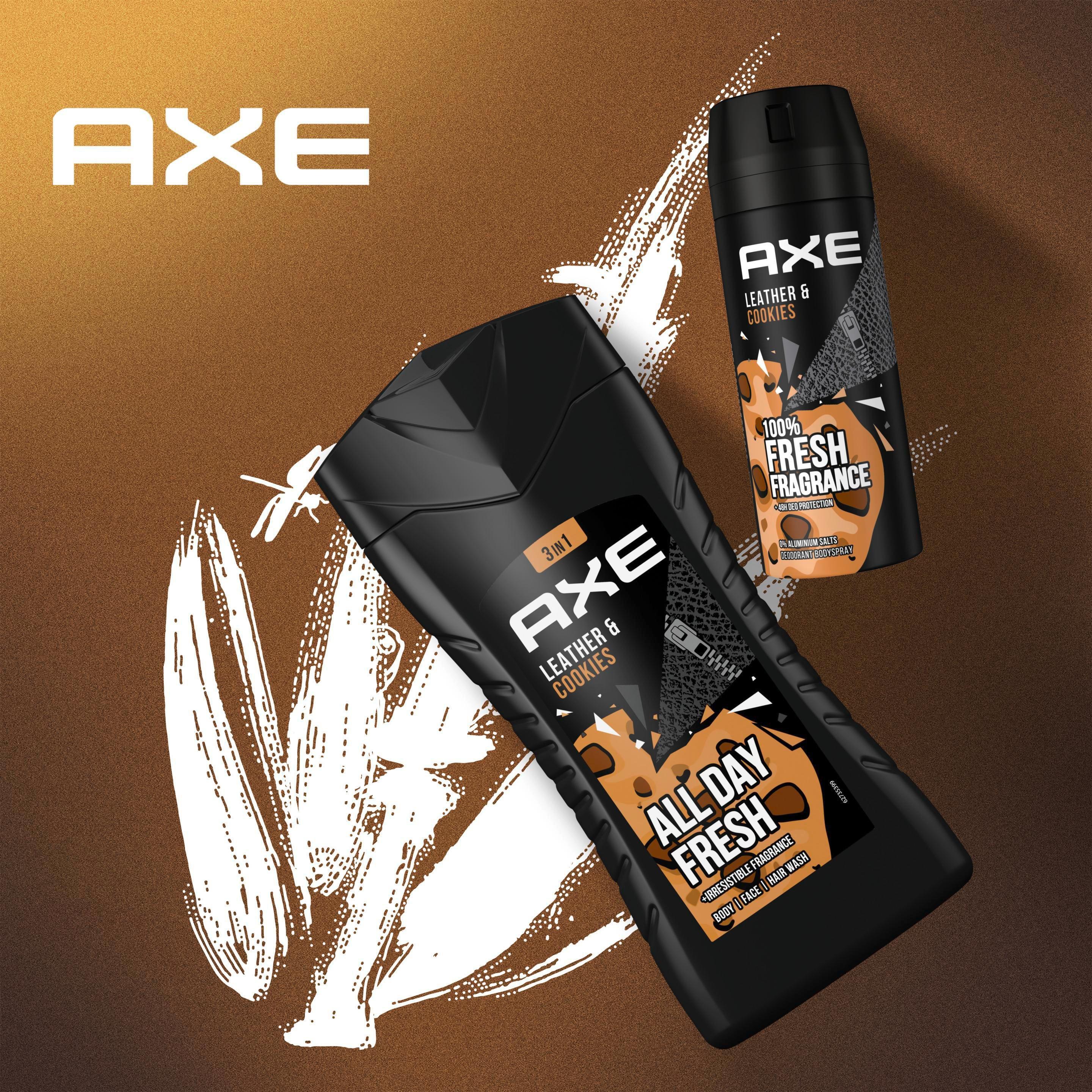 Produktbild AXE Bodyspray Collision Leather&Cookies ohne Aluminiumsalze 9 von 9