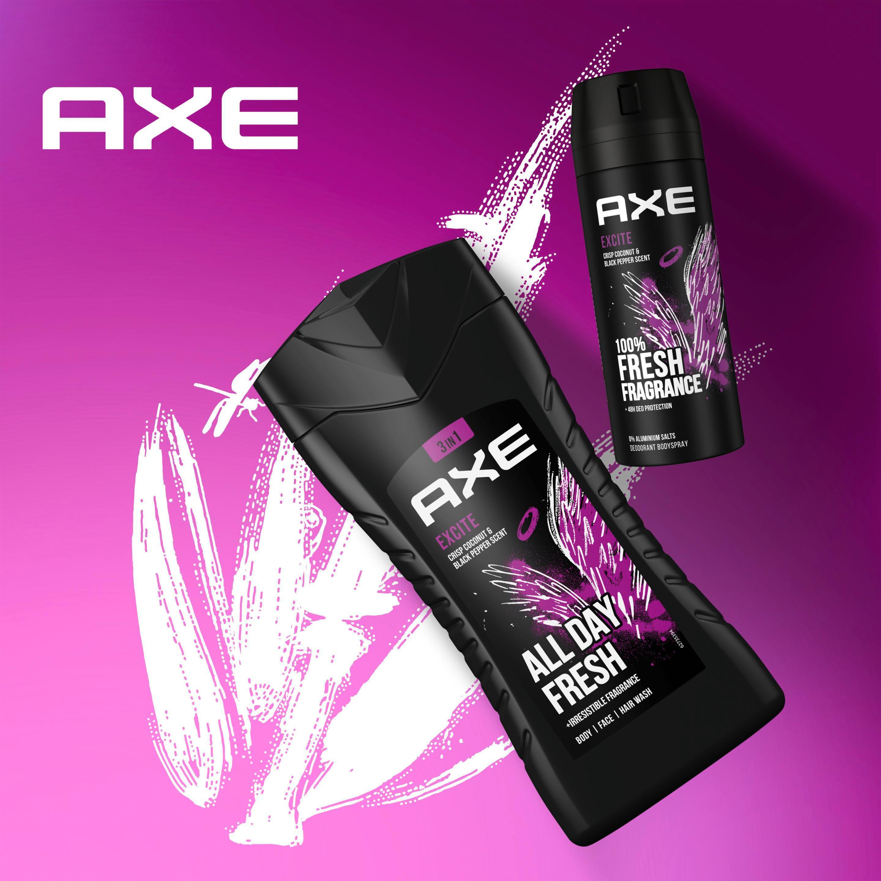 Produktbild AXE Bodyspray Excite ohne Aluminiumsalze 150 ml Dose 7 von 8