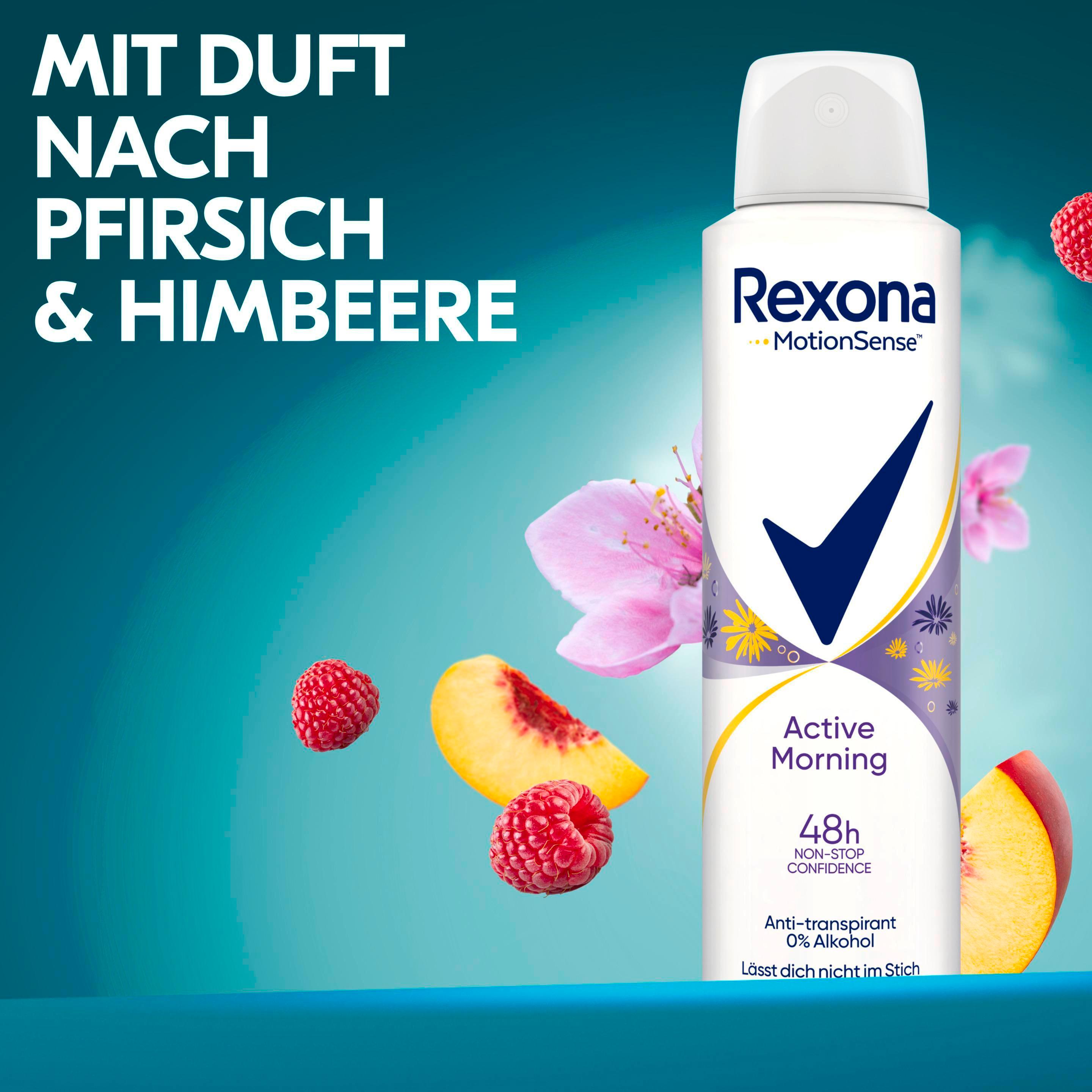 Produktbild Rexona Anti-Transpirant Deospray Active Morning 150 ml 9 von 9