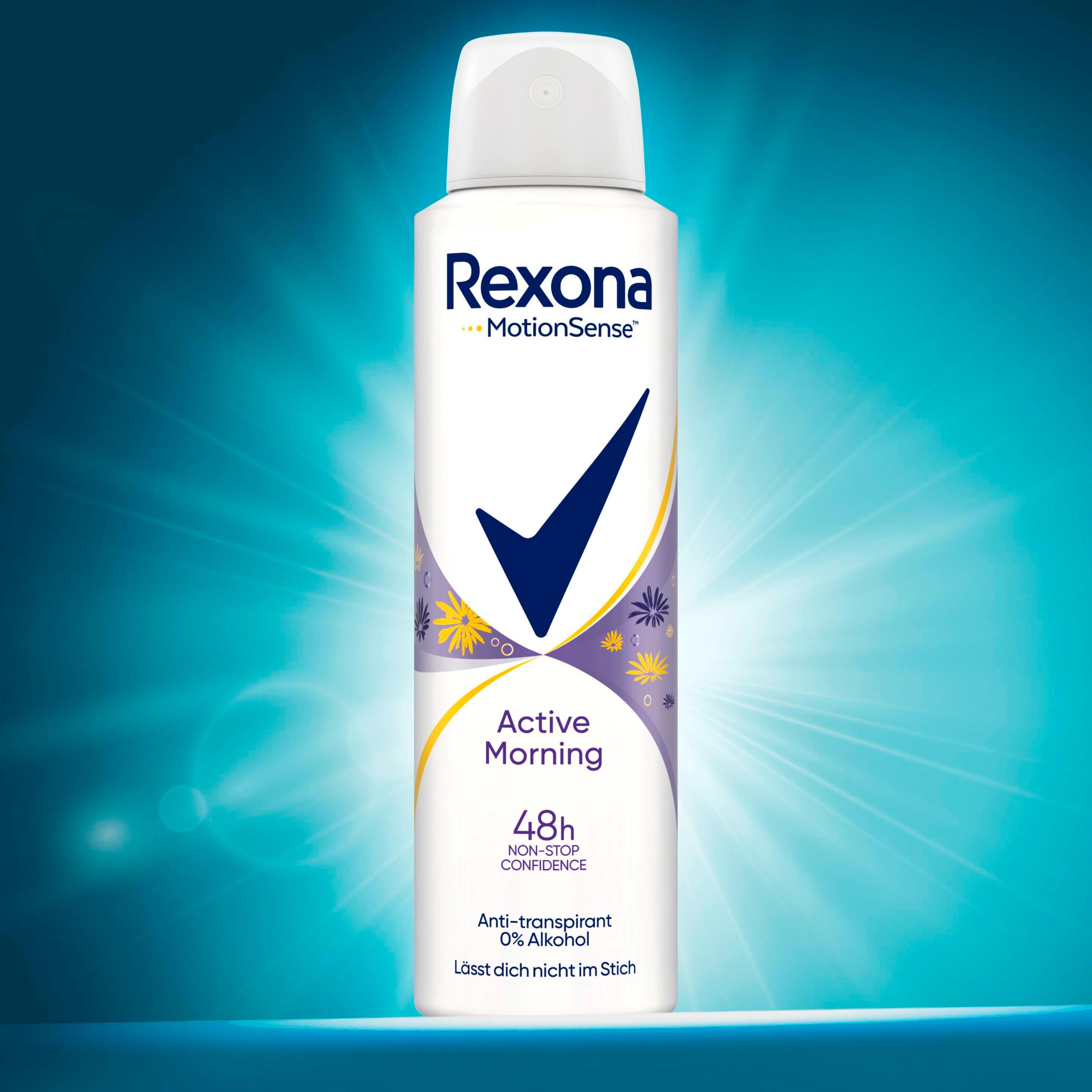 Produktbild Rexona Anti-Transpirant Deospray Active Morning 150 ml 5 von 9