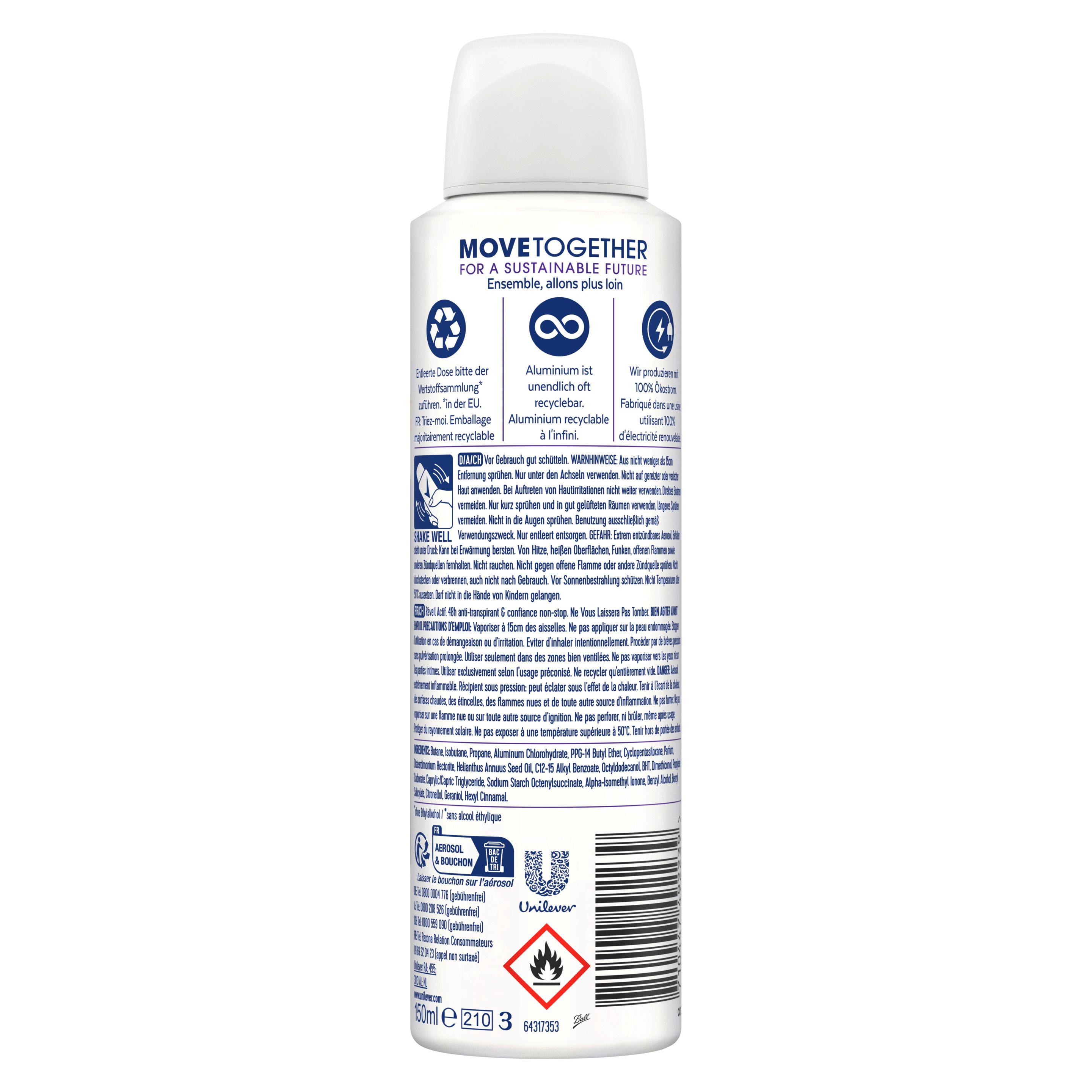 Produktbild Rexona Anti-Transpirant Deospray Active Morning 150 ml 2 von 9