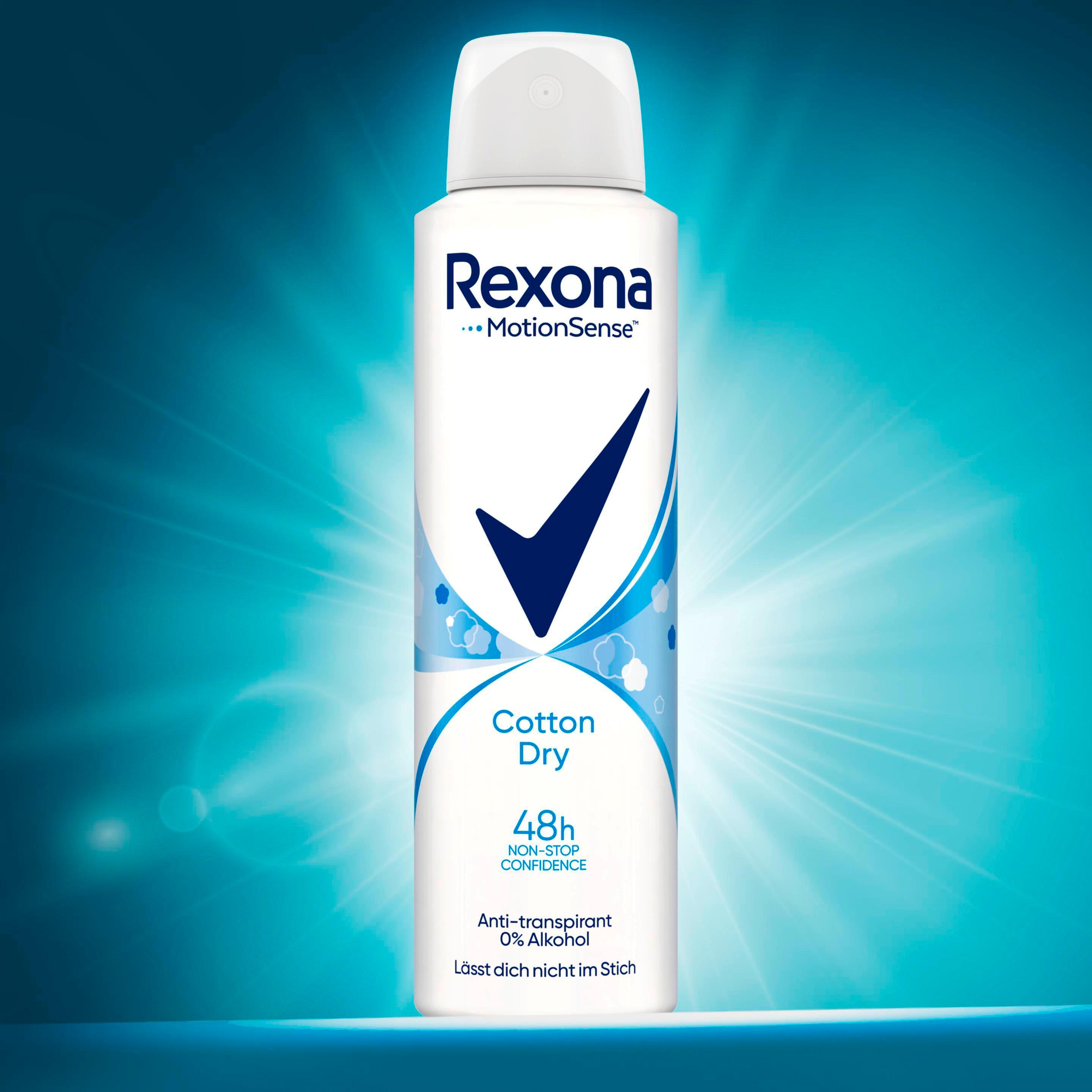 Produktbild Rexona Anti-Transpirant Deospray Cotton Dry 4 von 9