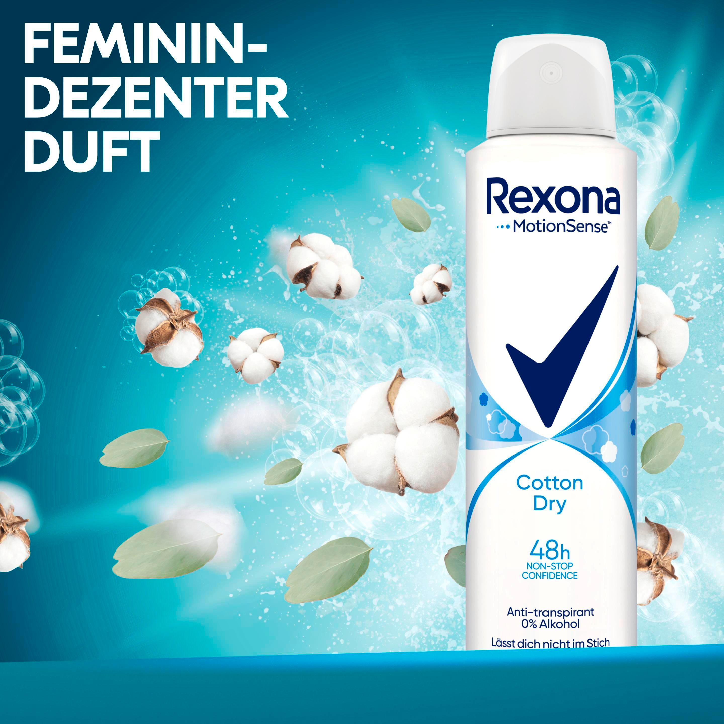 Produktbild Rexona Anti-Transpirant Deospray Cotton Dry 7 von 9
