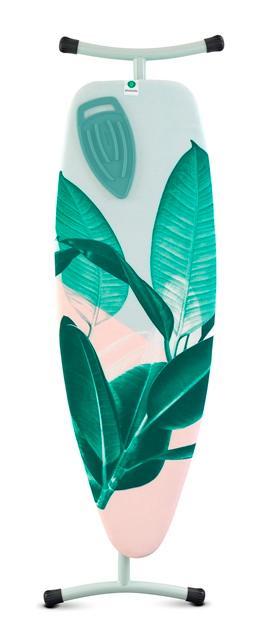 Produktbild brabantia Streckmetallbügeltisch Größe D, 135 x 45cm mit Silikonpad Tropical 2 von 2