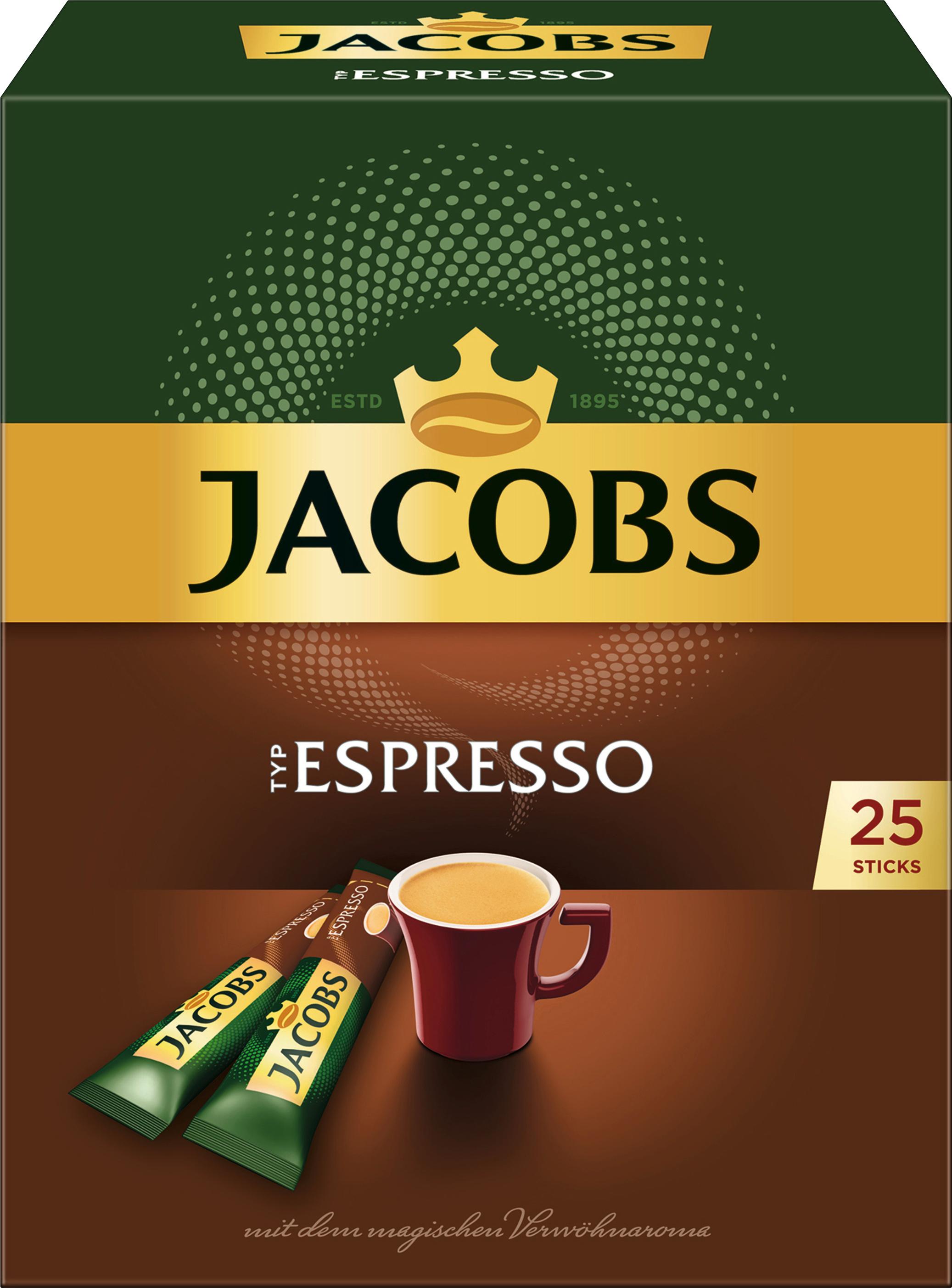Jacobs Espresso Instant Sticks löslicher Kaffee