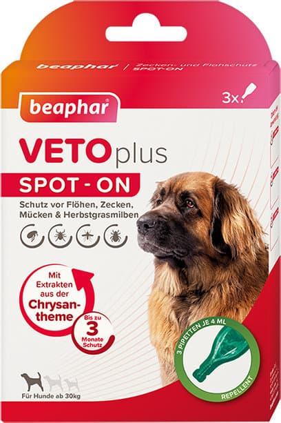 beaphar Hundepflege VETOplus SPOT-ON für große Hunde