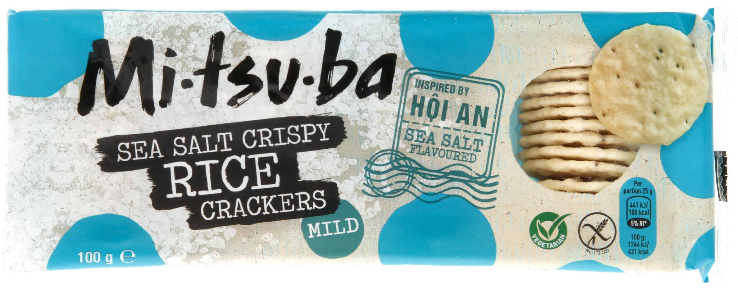 Mitsuba Sea Salt crispy rice crackers