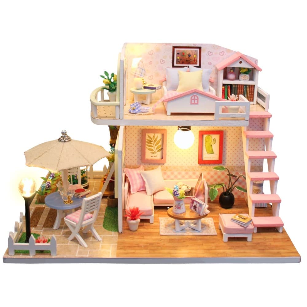 Crafts&Co DIY Miniatur Pink Loft