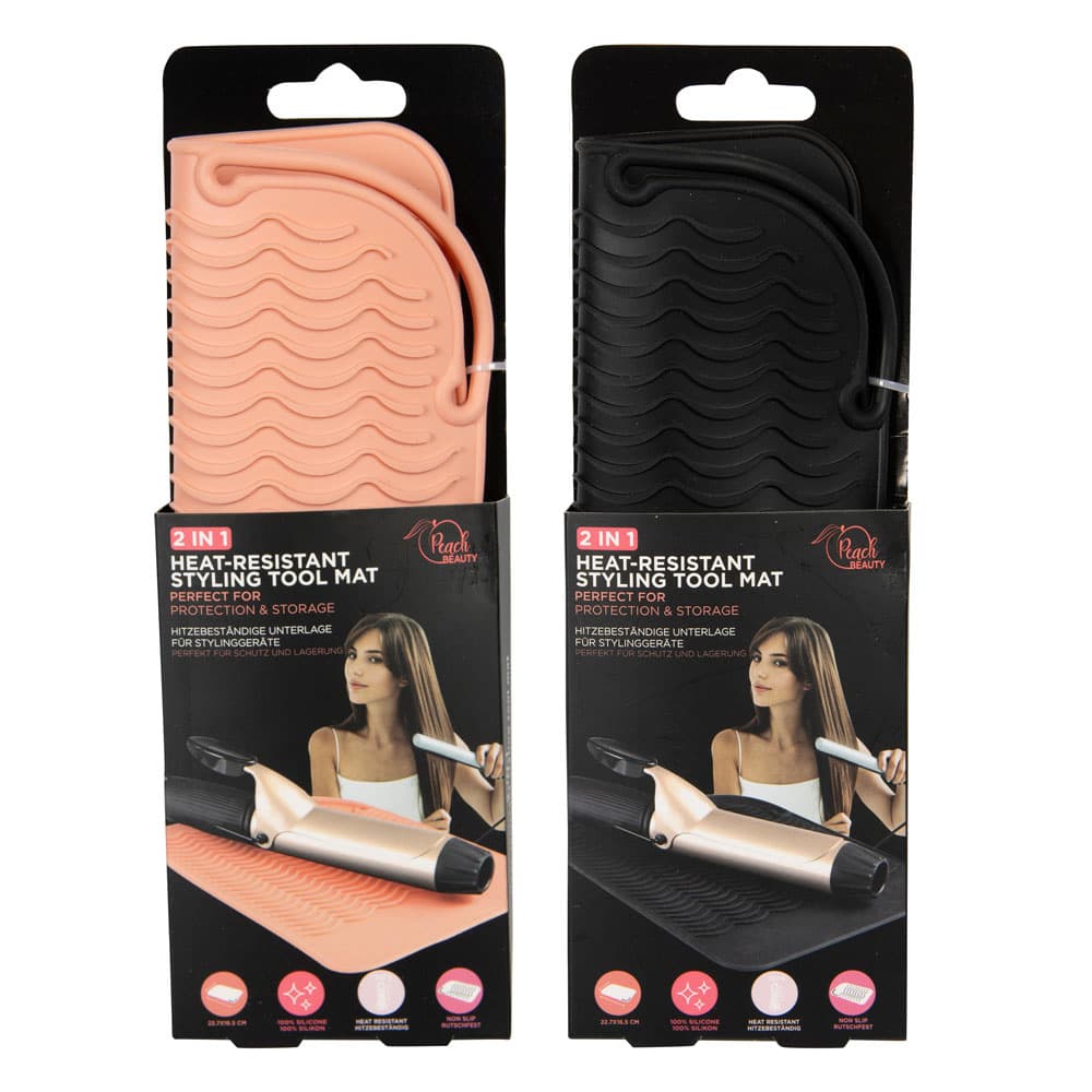Peach Beauty Silikonmatte für Stylinggeräte