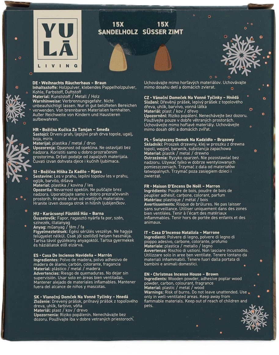 Yulā Weihnachtsräucherhaus