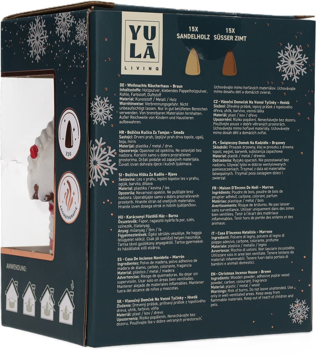 Yulā Weihnachtsräucherhaus