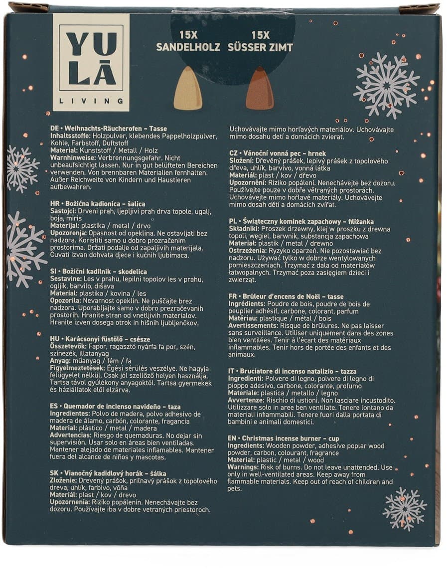 Yulā Weihnachtsräucherhaus