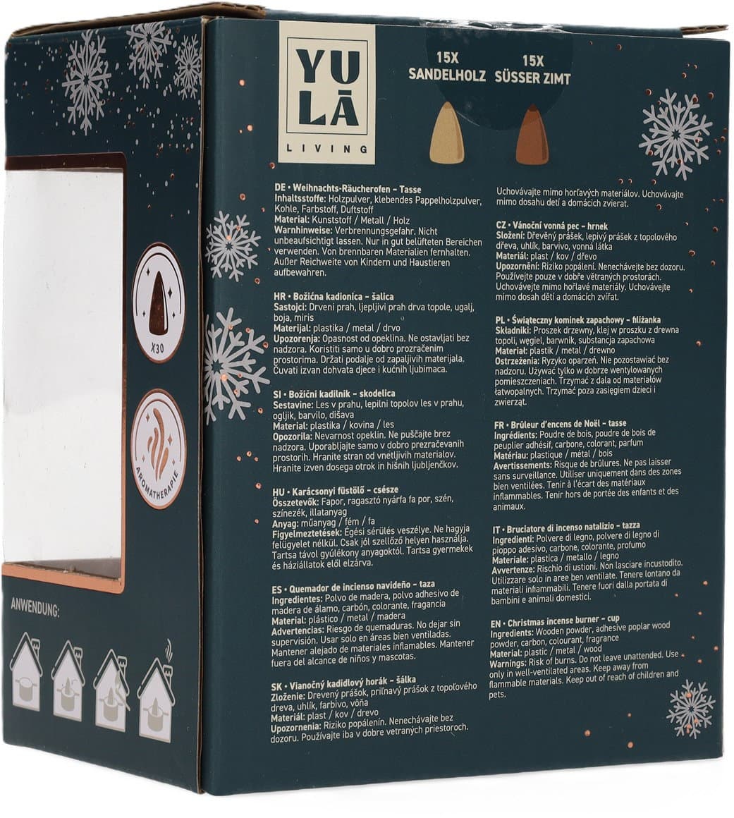 Yulā Weihnachtsräucherhaus
