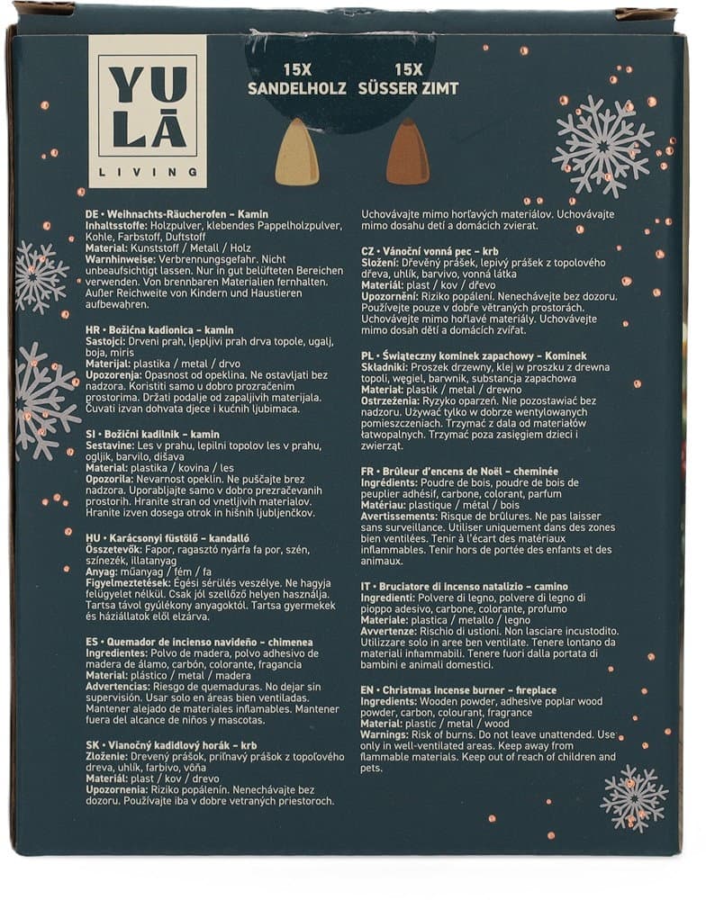 Yulā Weihnachtsräucherhaus