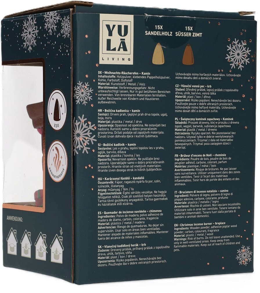 Yulā Weihnachtsräucherhaus