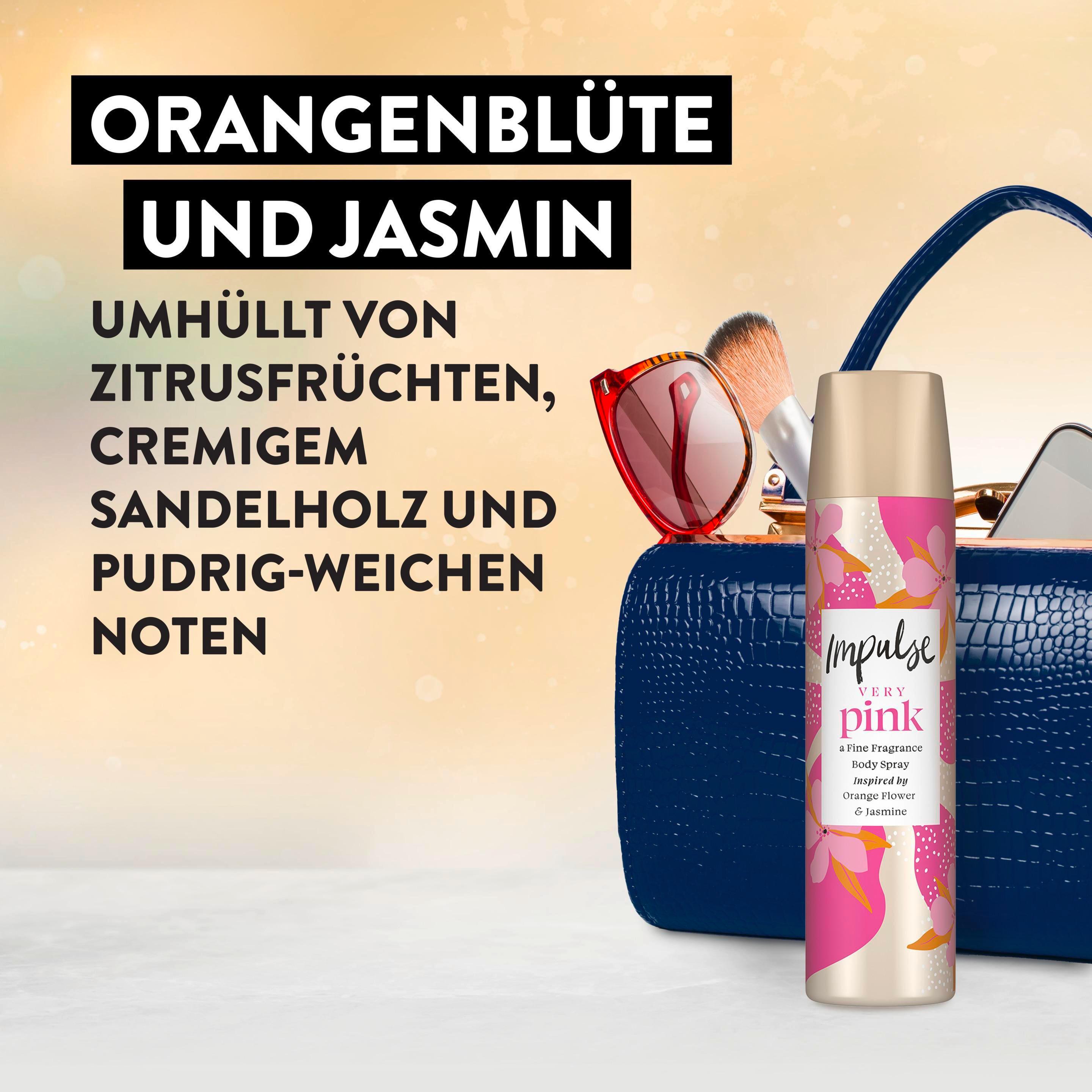 Produktbild Impulse Deospray Very Pink ohne Aluminium 75 ml 3 von 4