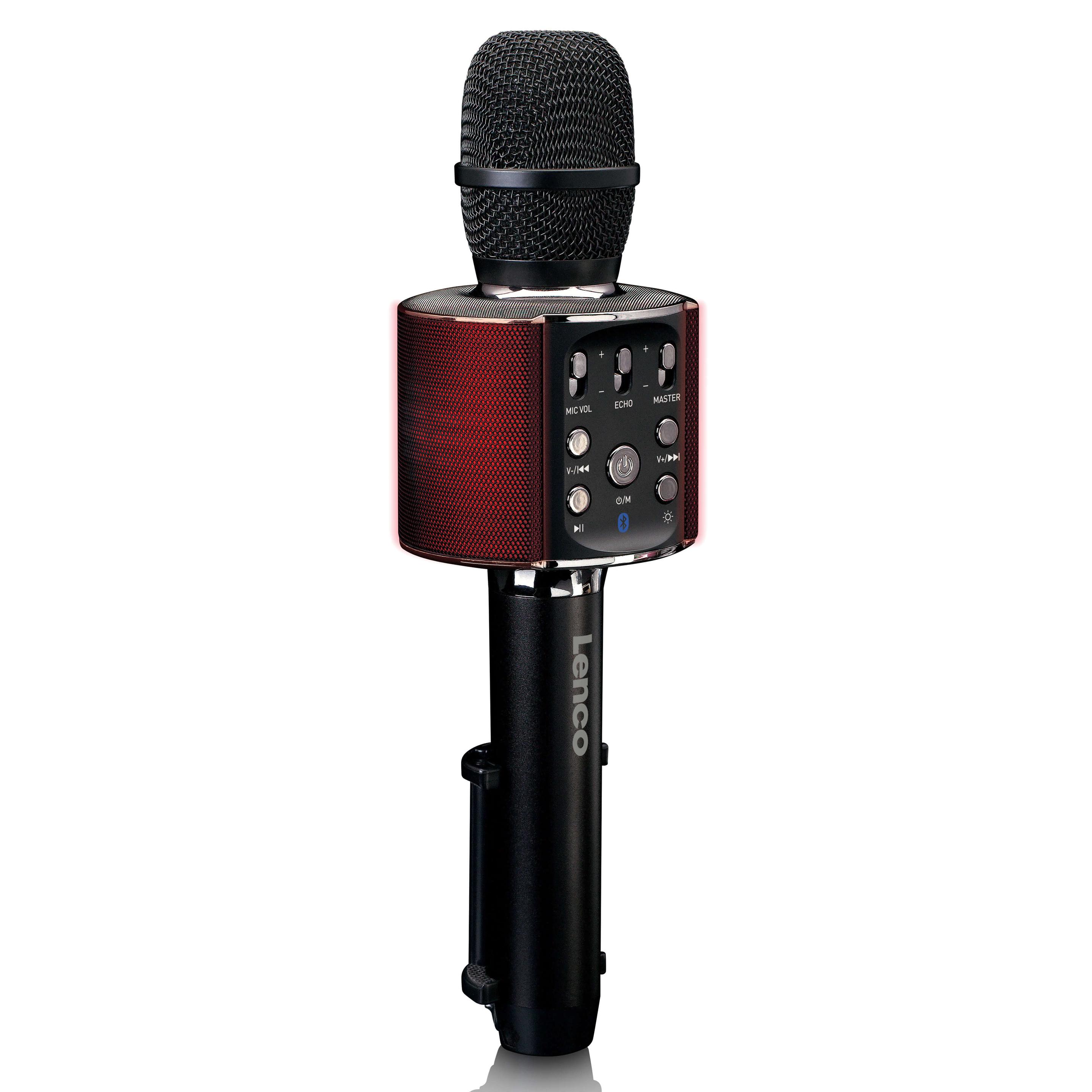 Produktbild Lenco Karaoke-Mikrofon BMC-090BK - schwarz 7 von 15