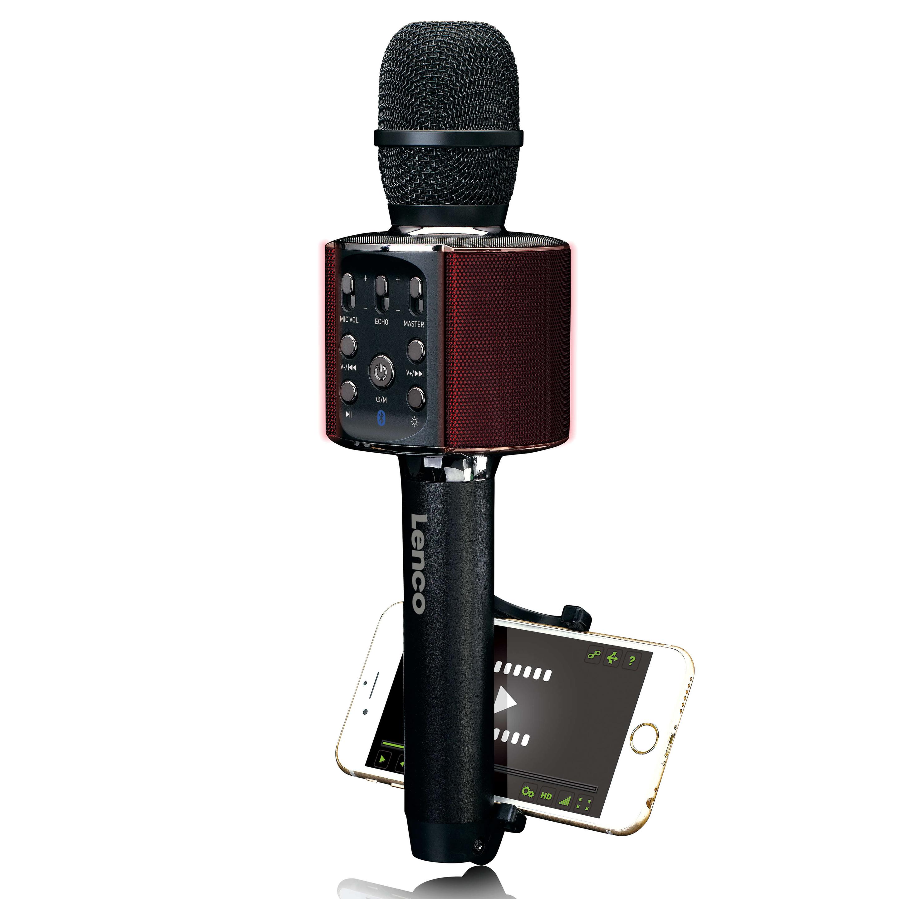 Produktbild Lenco Karaoke-Mikrofon BMC-090BK - schwarz 12 von 15
